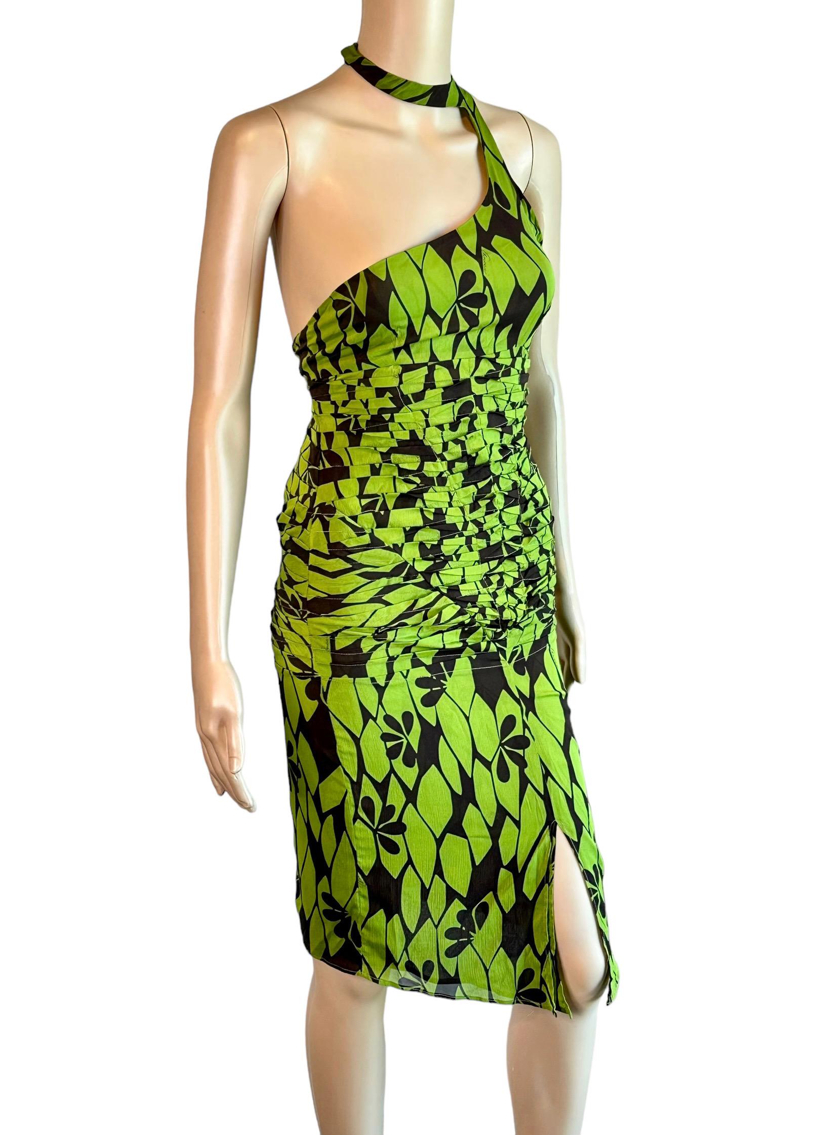Tom Ford for Gucci F/W 2003 Cutout Back Asymmetric Bodycon Dress For Sale 10