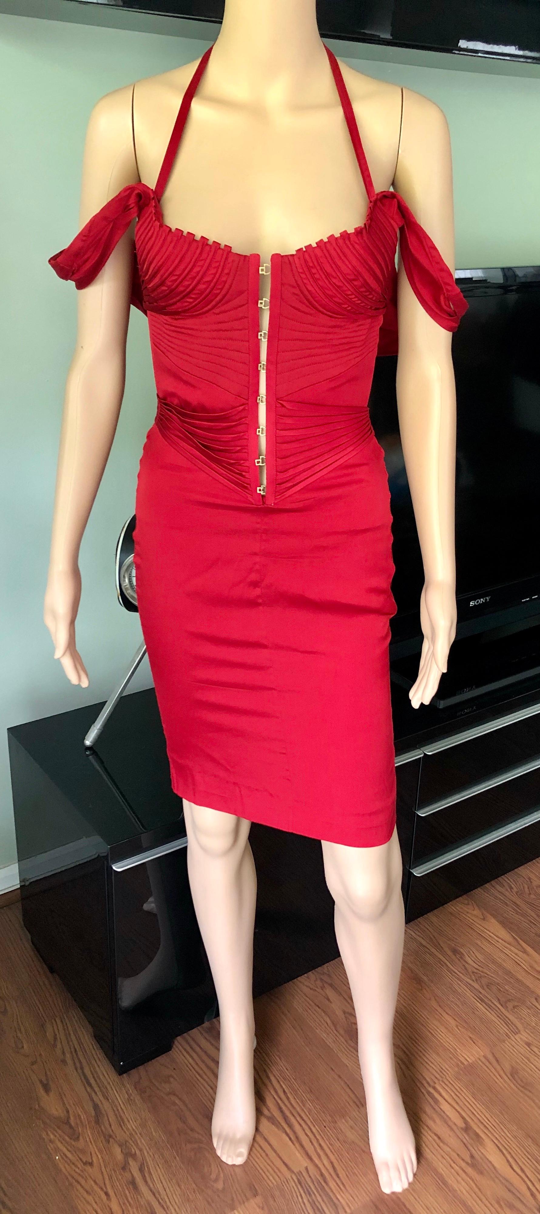 tom ford 2003 red dress