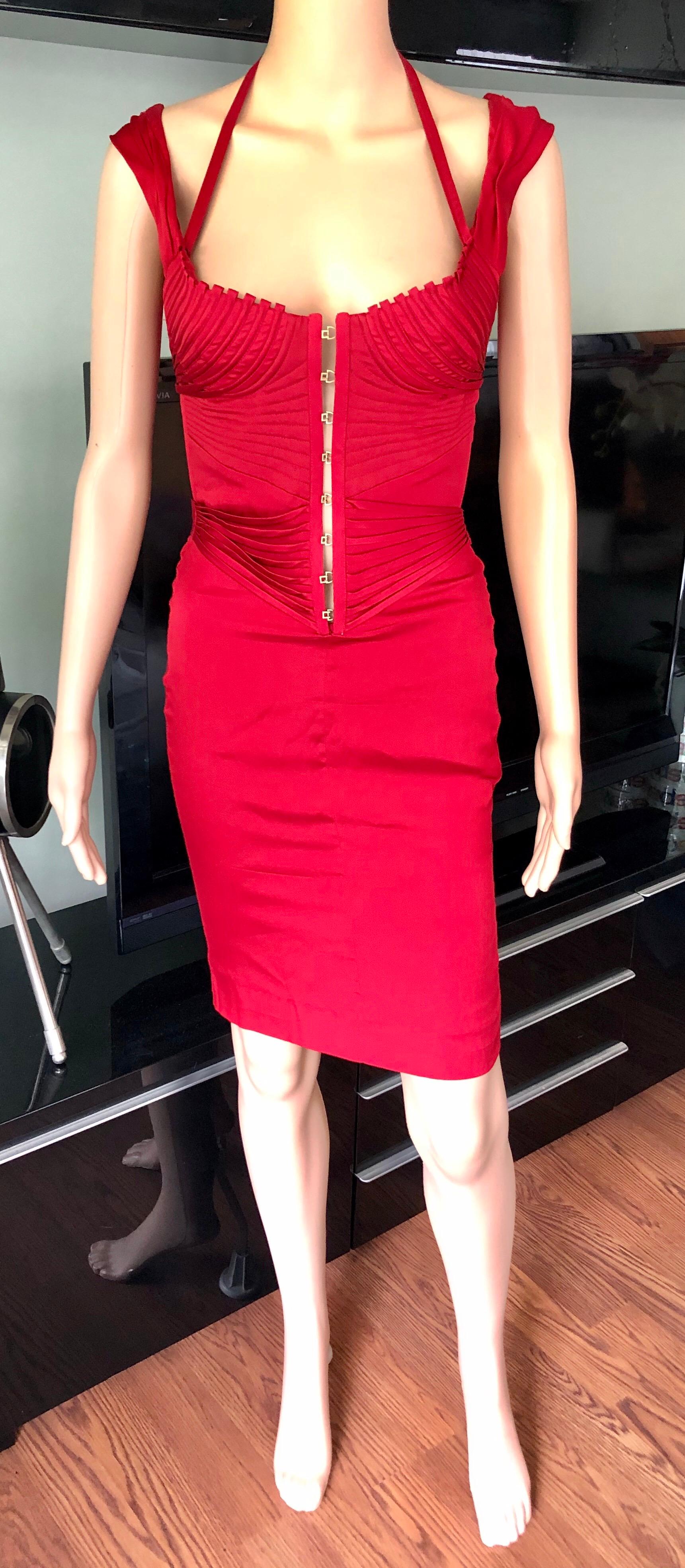 2003 tom ford for gucci red dress