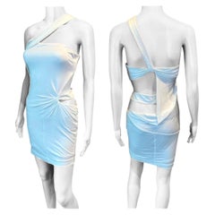 Tom Ford pour Gucci - Mini robe blanche à découpes moulantes, automne-hiver 2004