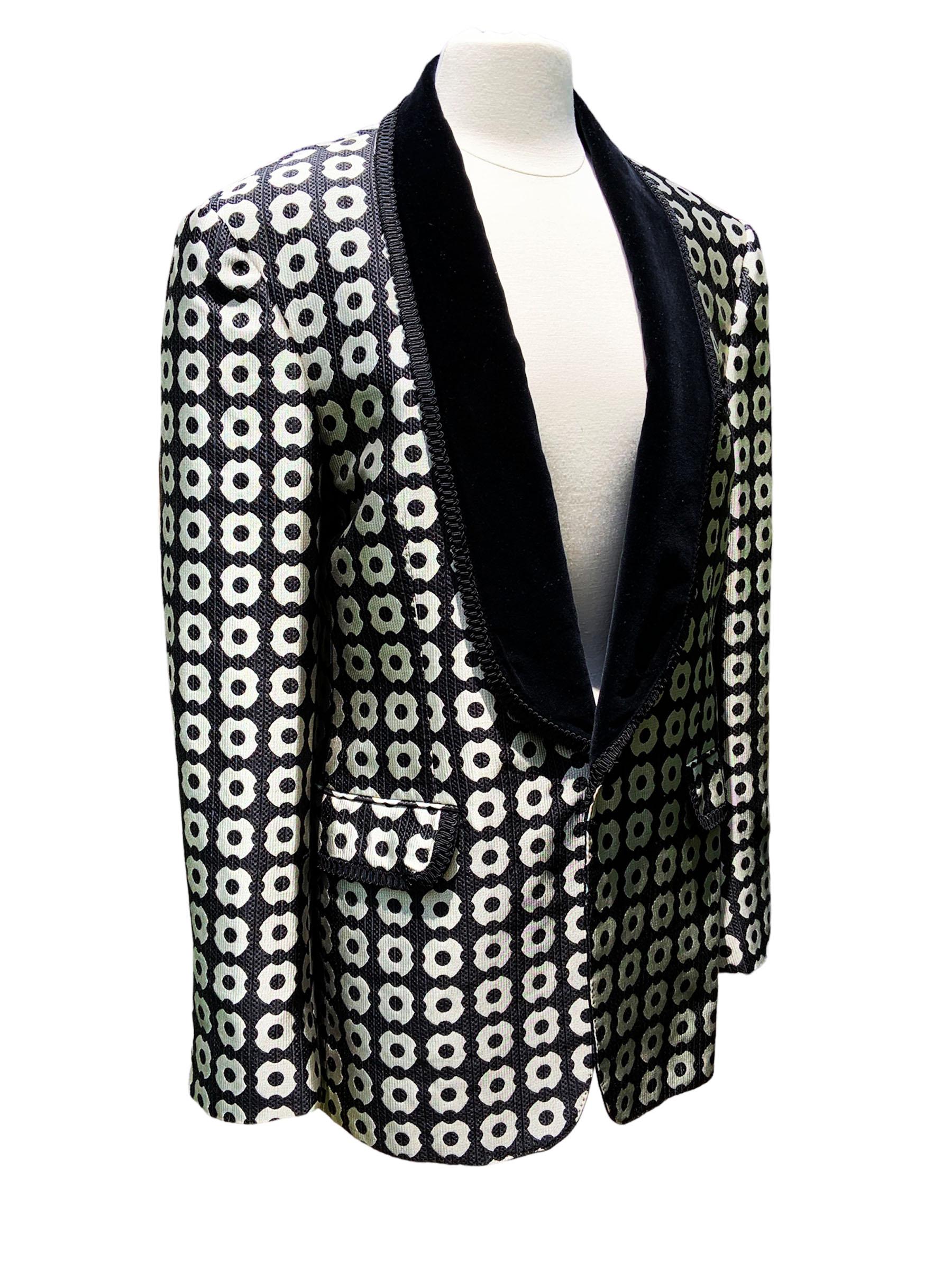 Tom Ford for Gucci F/W 2004 Runway Men's Tuxedo Cocktail Jacket It. 50 R 2
