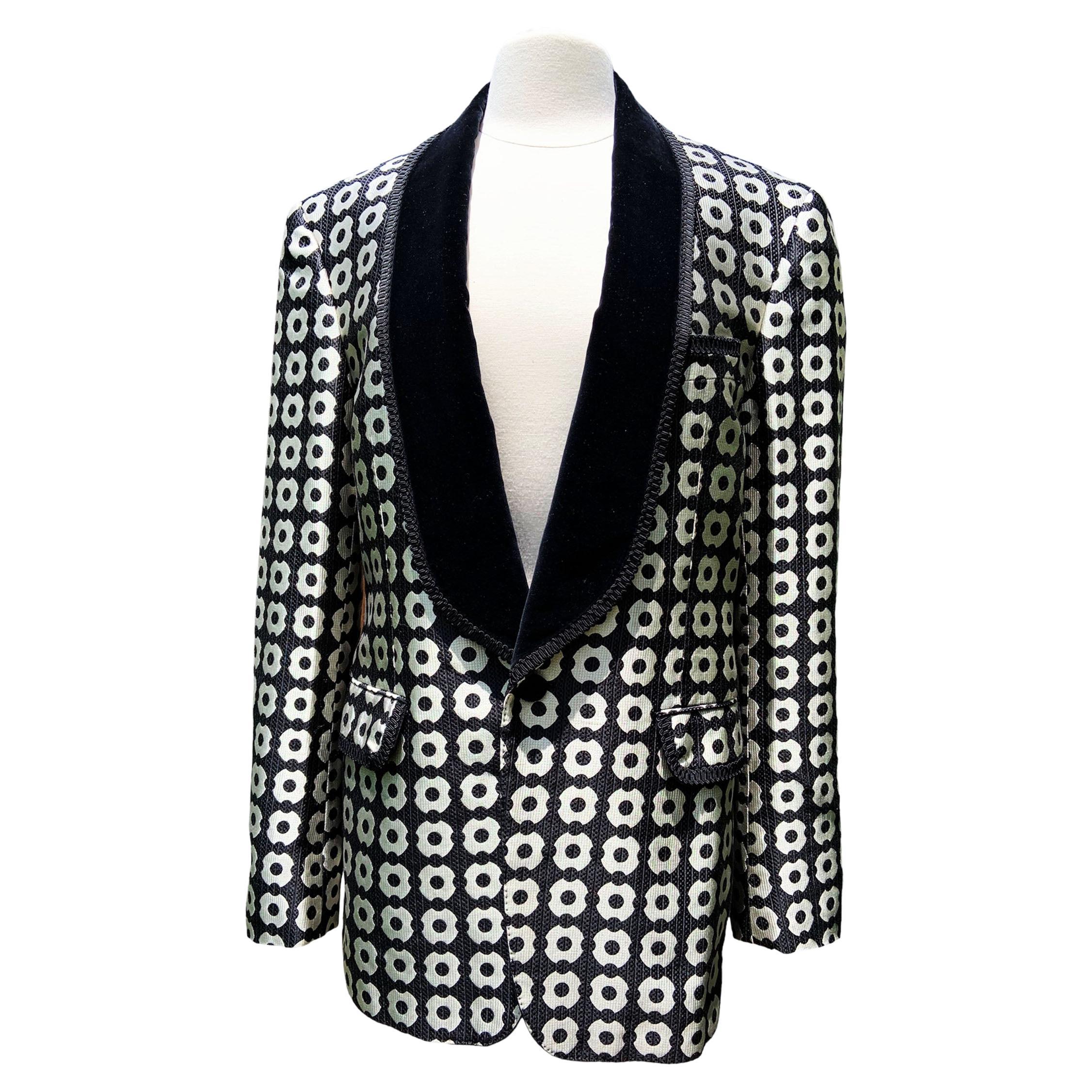 Tom Ford for Gucci F/W 2004 Runway Men's Tuxedo Cocktail Jacket It. 50 R
