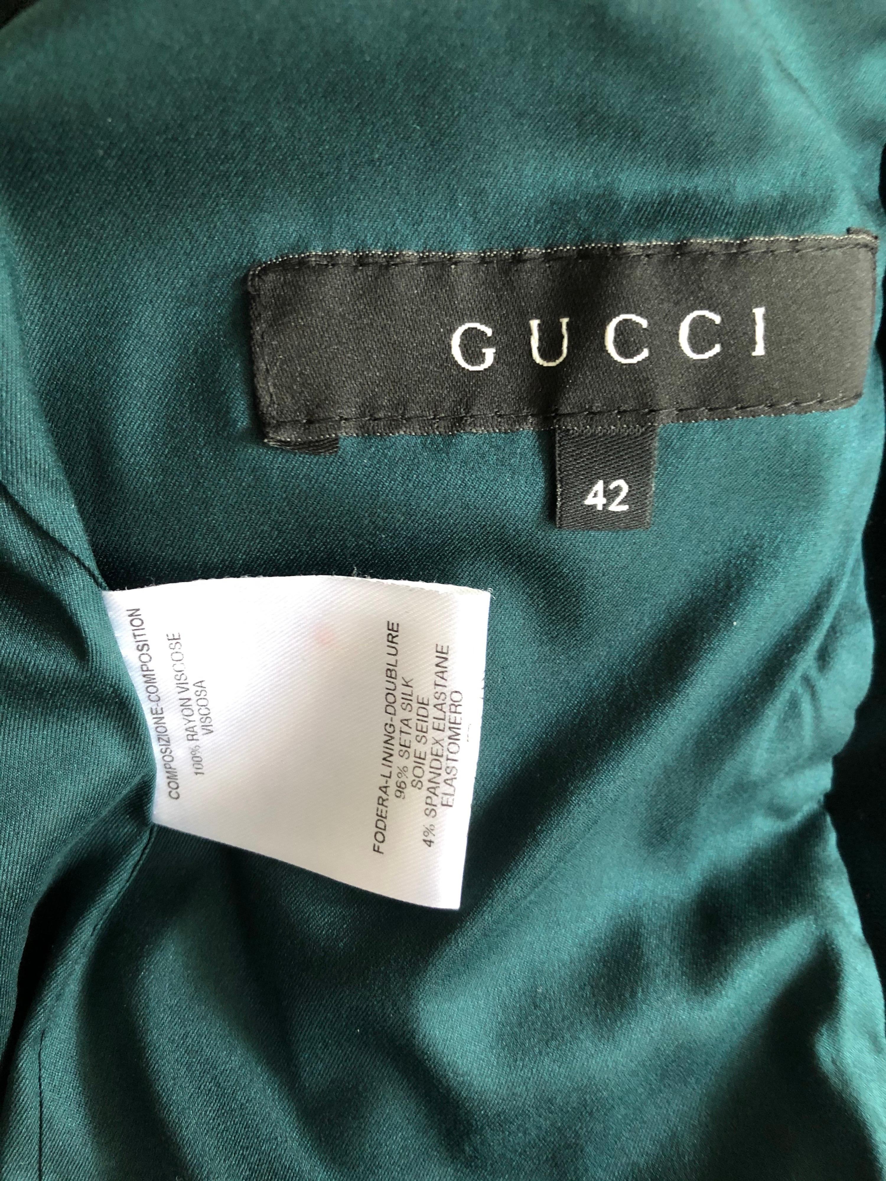 Tom Ford for Gucci F/W 2004 Runway Vintage Tuxedo Velvet Blazer Pants Suit 3