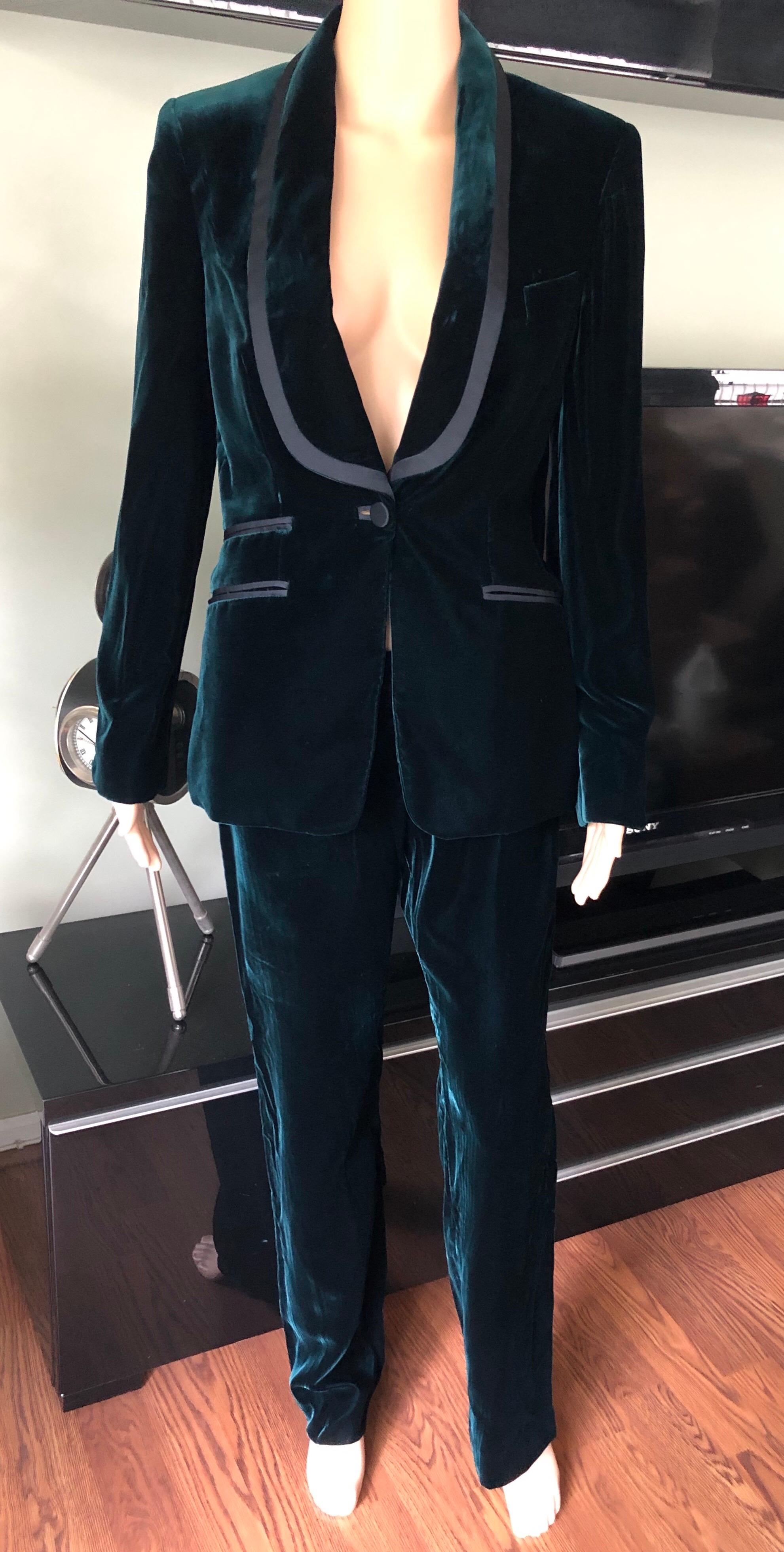 tom ford green suit