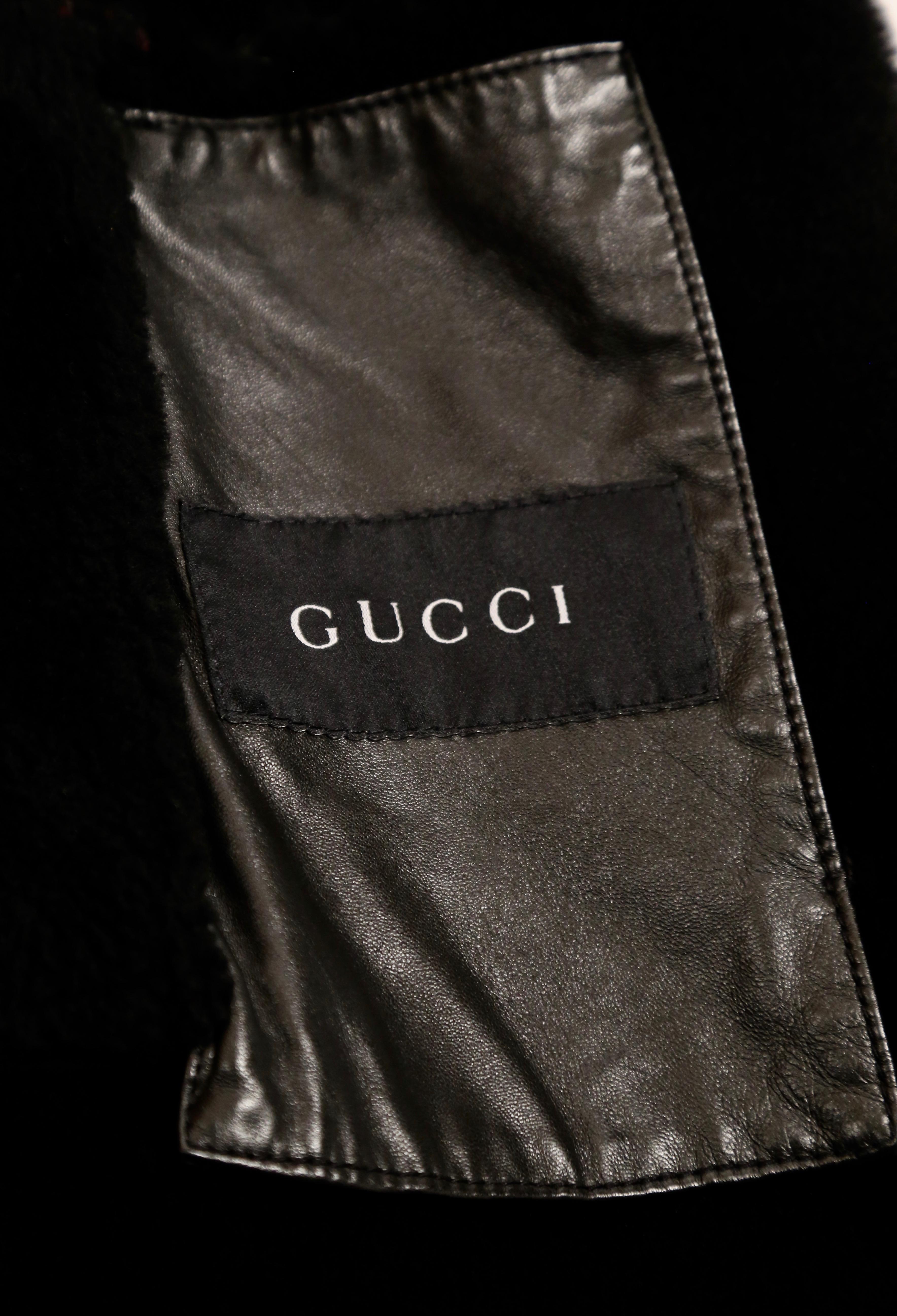 gucci shearling coat