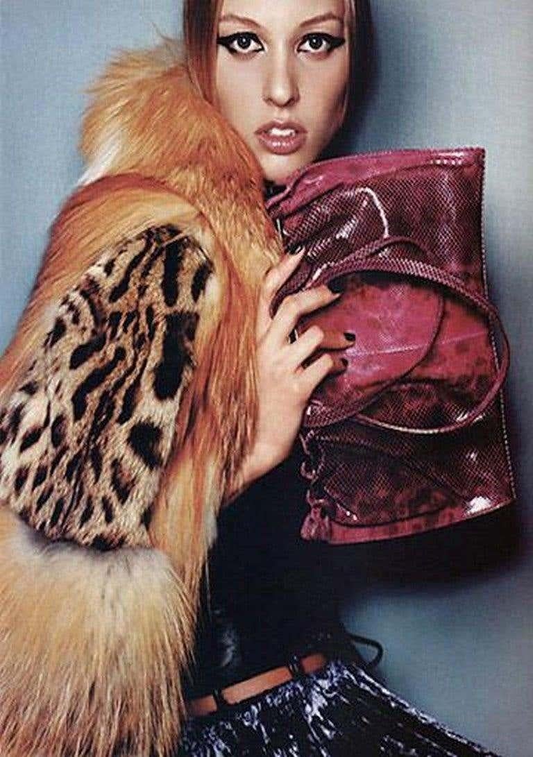 Tom Ford for Gucci FW 1999 Pasarela Agua Serpiente Botas a la Rodilla Italiano 38 - US 8 en venta 9