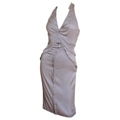  Tom Ford for Gucci Lavender Silk Halter Dress S/S 2003