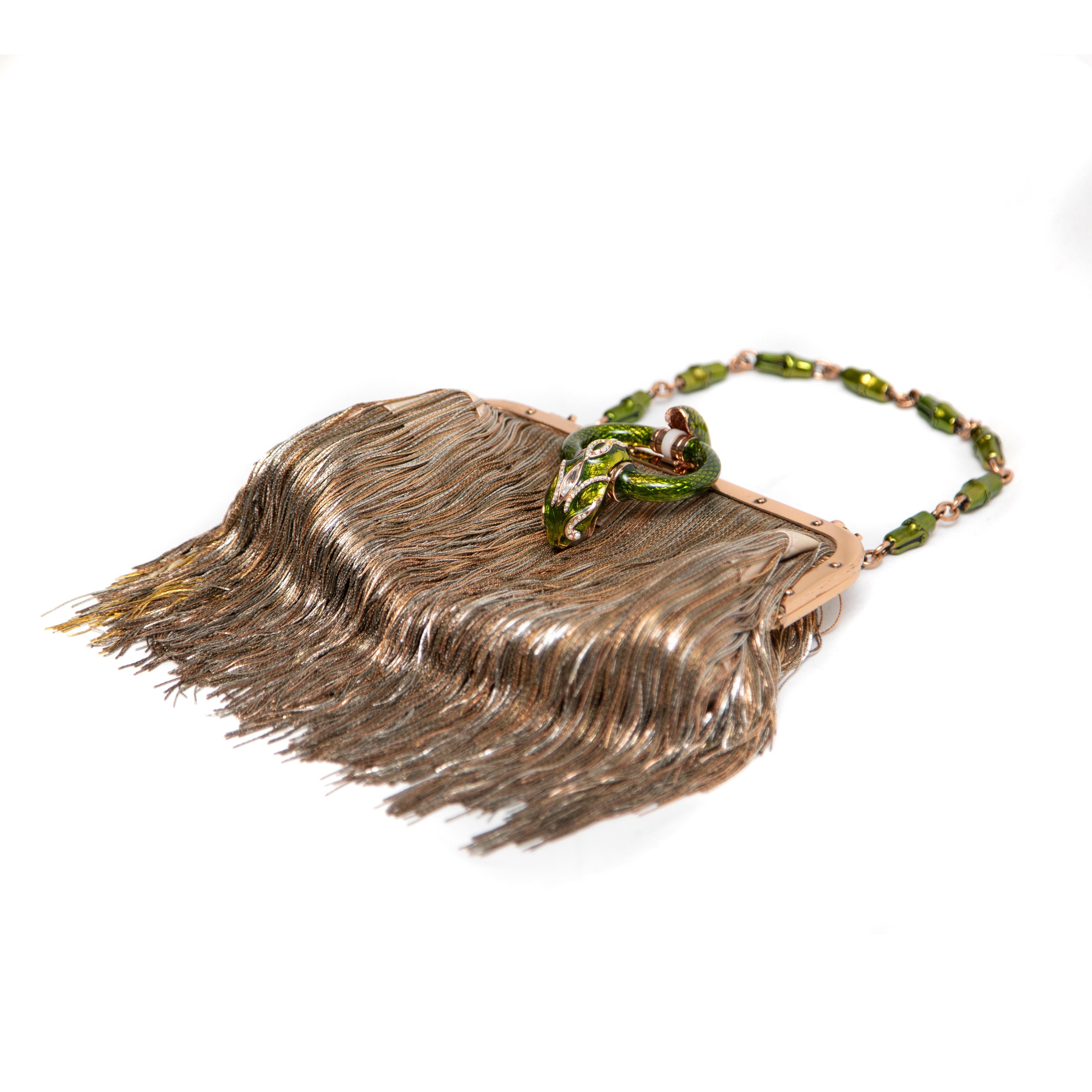 Brown Tom Ford for Gucci Limited Edition Dragon Evening Handbag Clutch For Sale