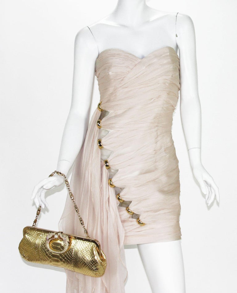 Gucci Tom Ford for Gucci Python Bag - Gold Shoulder Bags, Handbags -  GUC39608