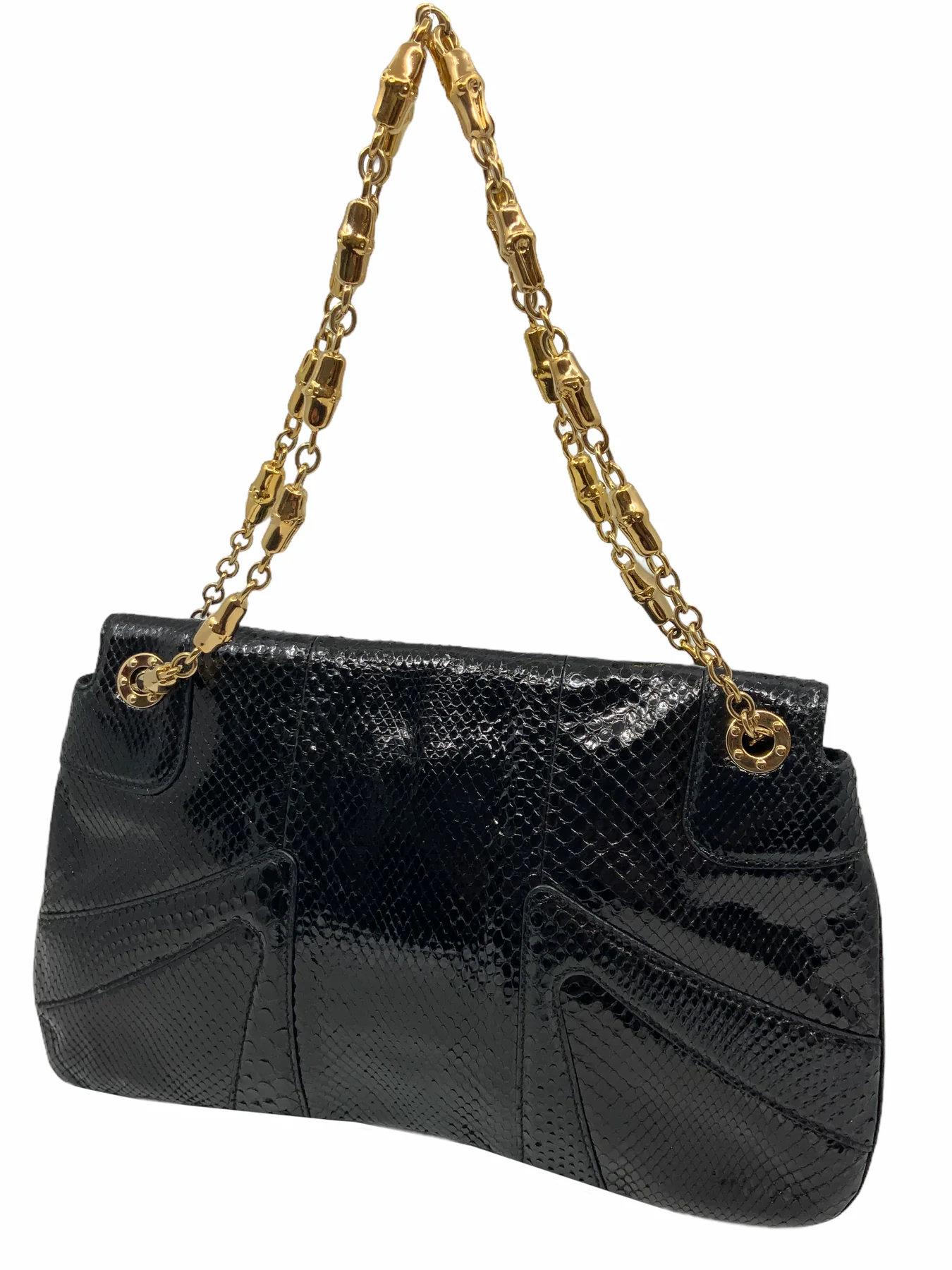 Women's TOM FORD for GUCCI LIMITED EDITION  SNAKESKIN JEWELED DRAGON BAG 