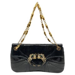 TOM FORD for GUCCI LIMITED EDITION SNAKESKIN JEWELED DRAGON BAG