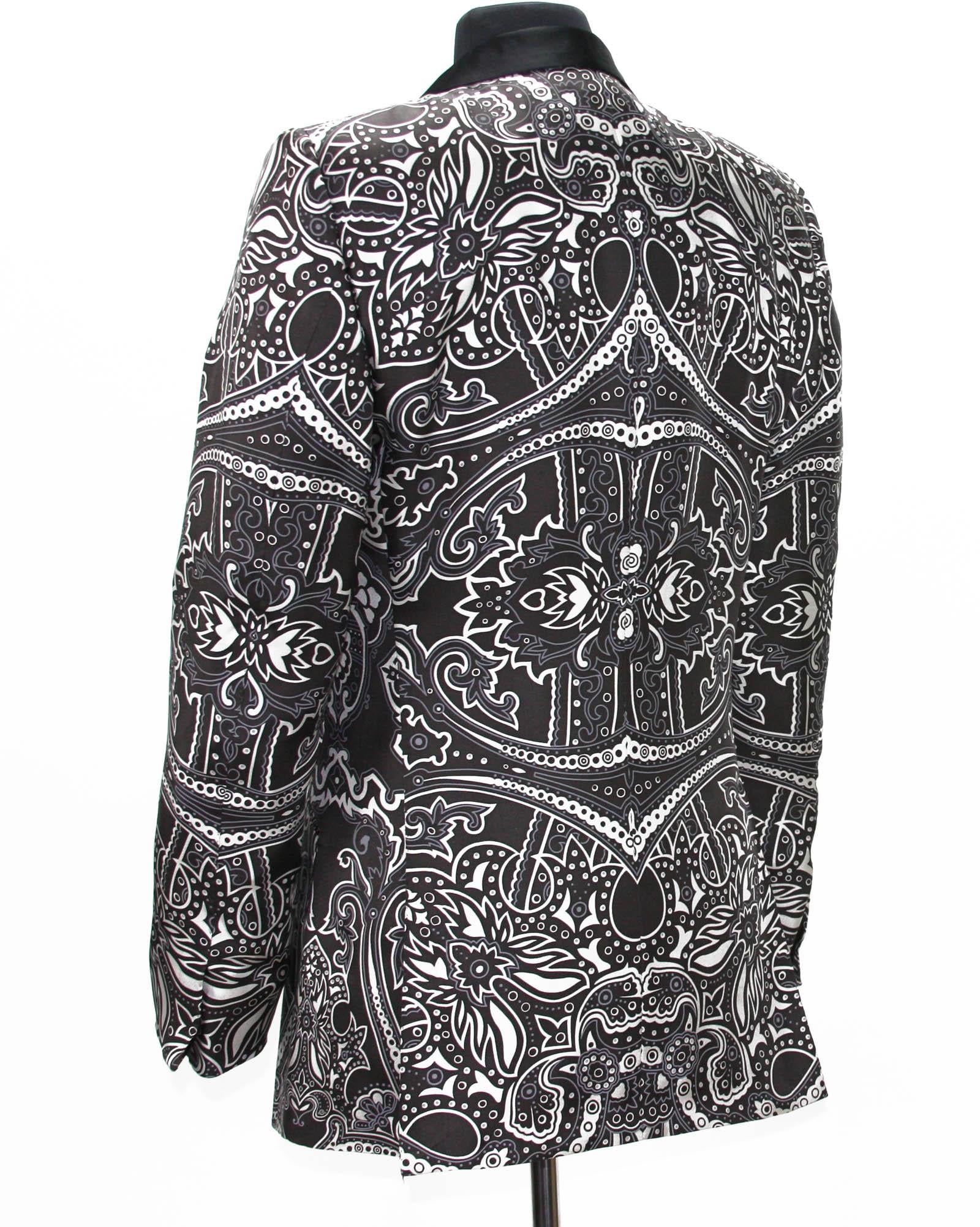 Nero Tom Ford for Gucci Giacca Blazer da Cocktail in Seta Primavera 2004 It 48 L US 38 L. in vendita