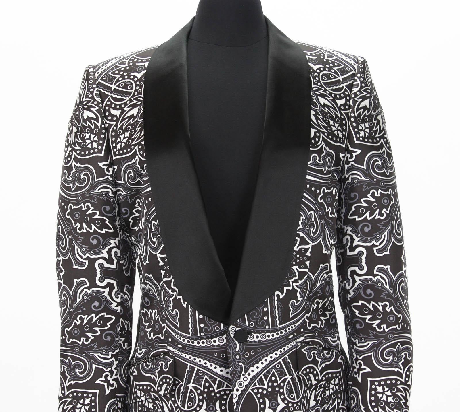 Tom Ford for Gucci Giacca Blazer da Cocktail in Seta Primavera 2004 It 48 L US 38 L. In condizioni ottime in vendita a Montgomery, TX