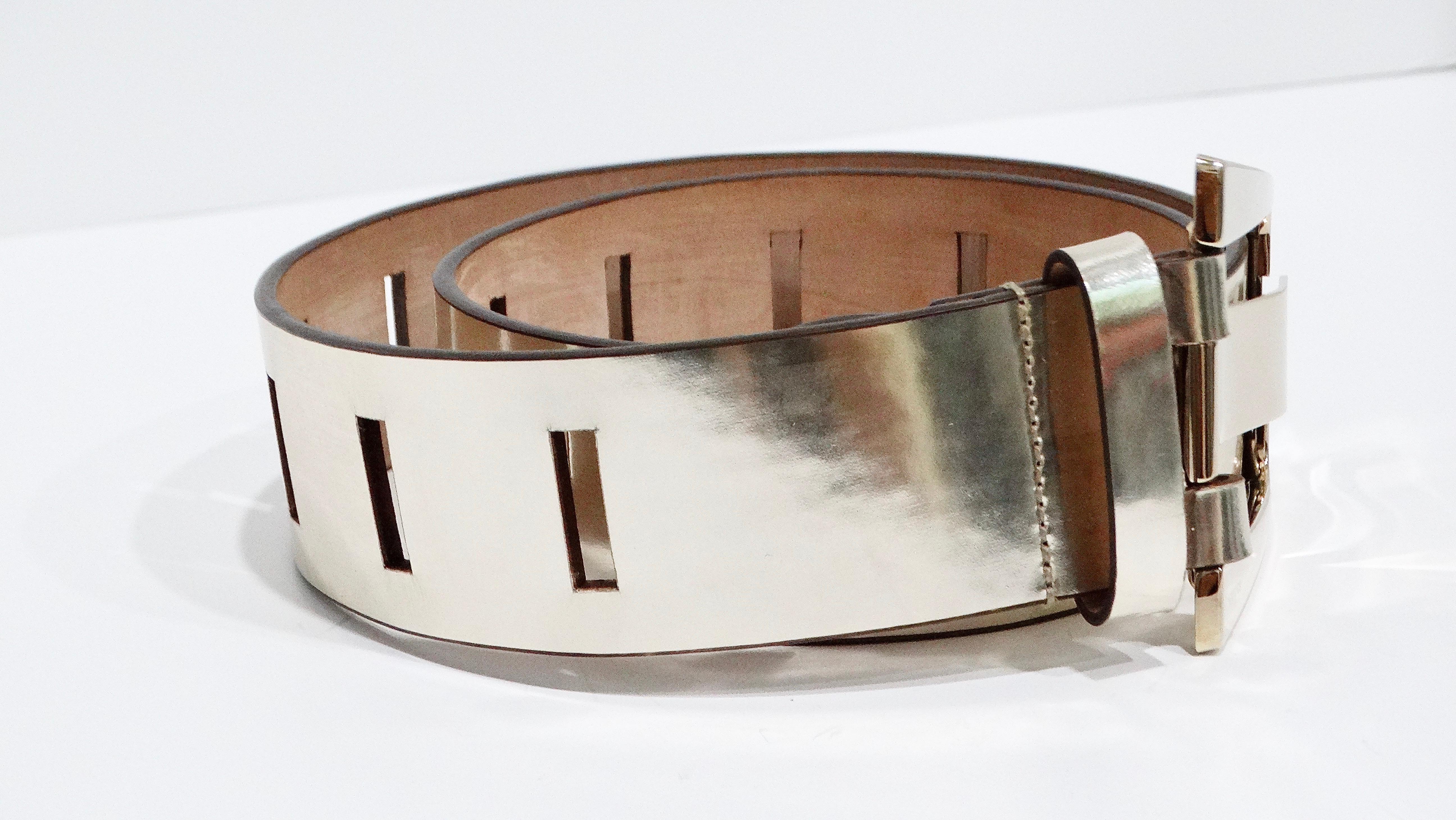 Tom Ford for Gucci Metallic Belt In Good Condition For Sale In Scottsdale, AZ