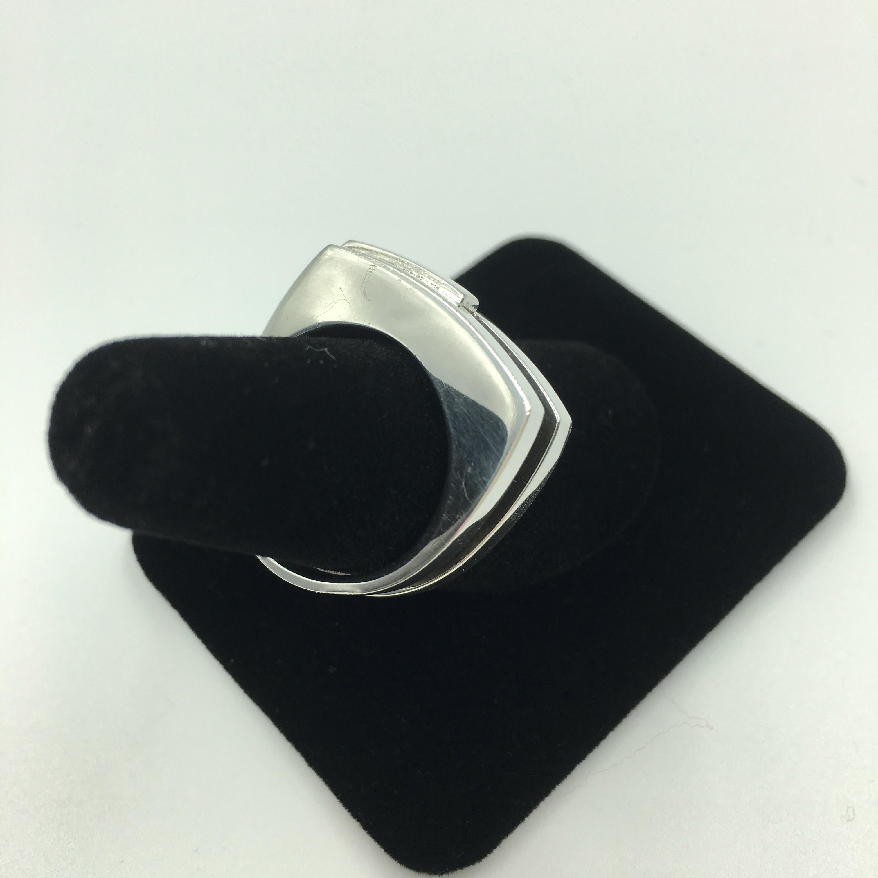 Moderner Ring aus Sterlingsilber mit drei Streifen von Tom Ford für Gucci für Damen oder Herren im Angebot
