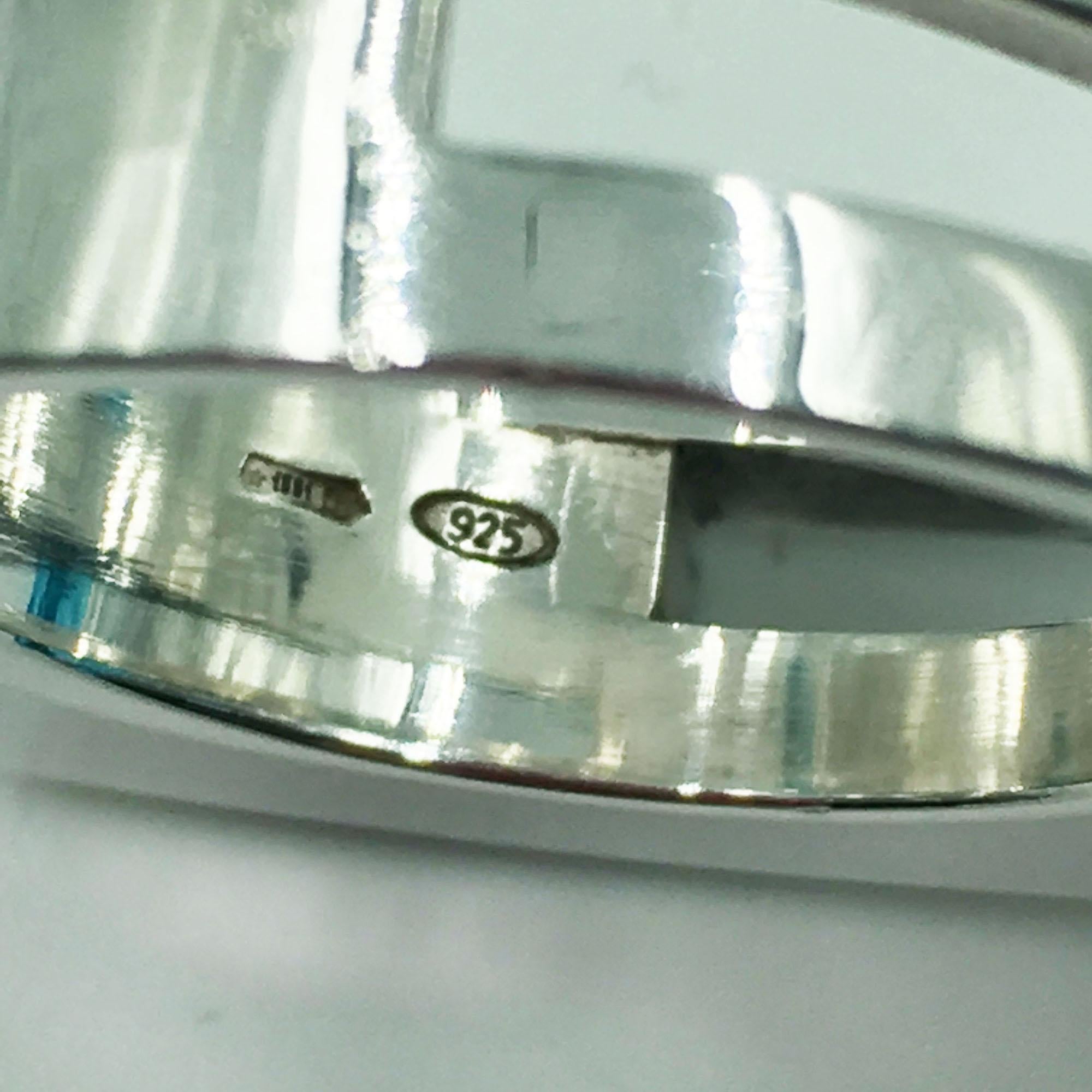 Moderner Ring aus Sterlingsilber mit drei Streifen von Tom Ford für Gucci im Angebot 3