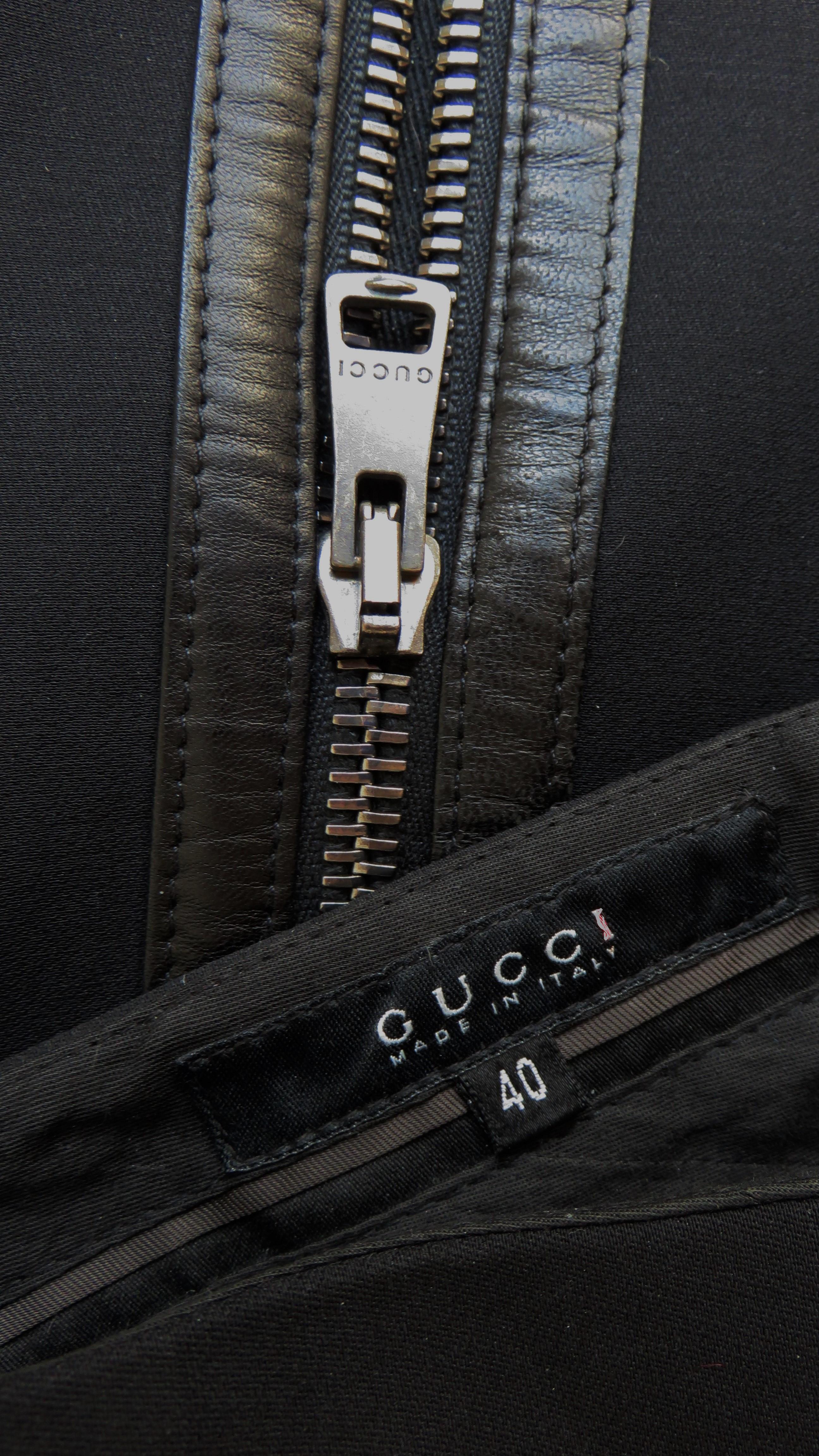 Tom Ford pour Gucci - Pantalon avec pieds à fermeture éclair A/H 2001 en vente 9