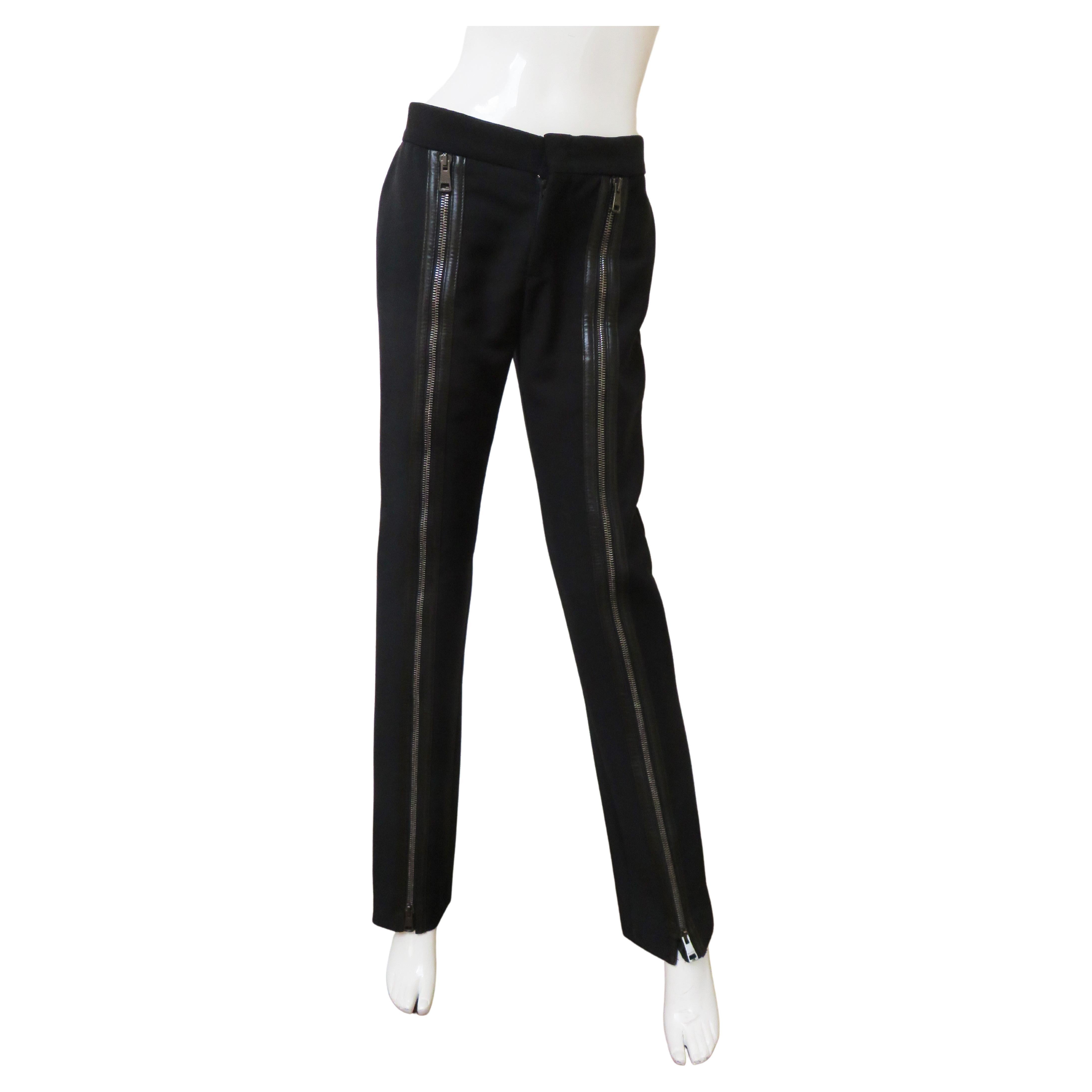 Tom Ford for Gucci Pants with Zipper Legs A/W 2001 For Sale