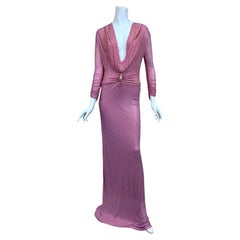 Tom Ford pour Gucci - Robe en cristal rose, taille 42