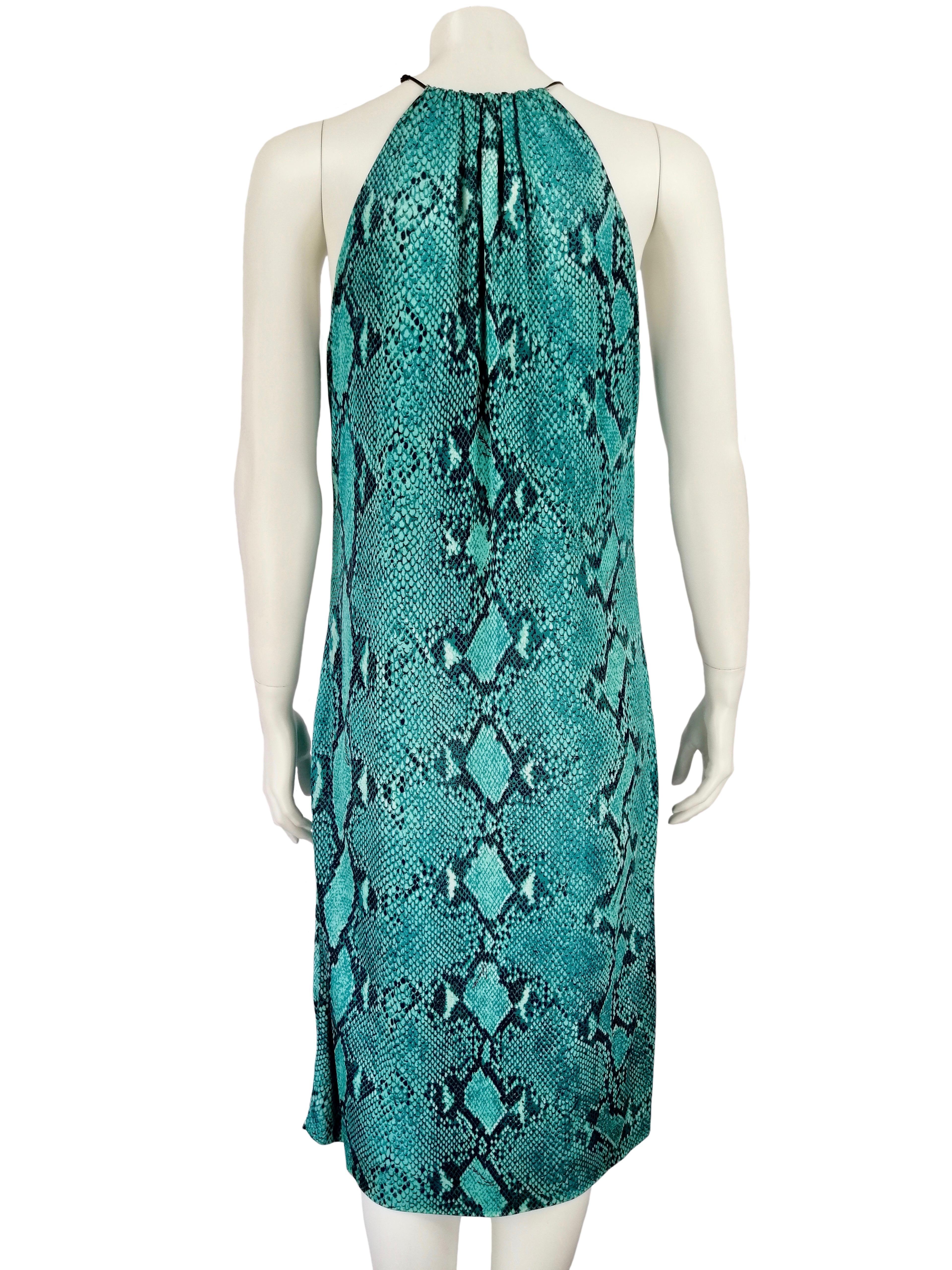 Tom Ford for Gucci python print dress SS 2000 For Sale 1