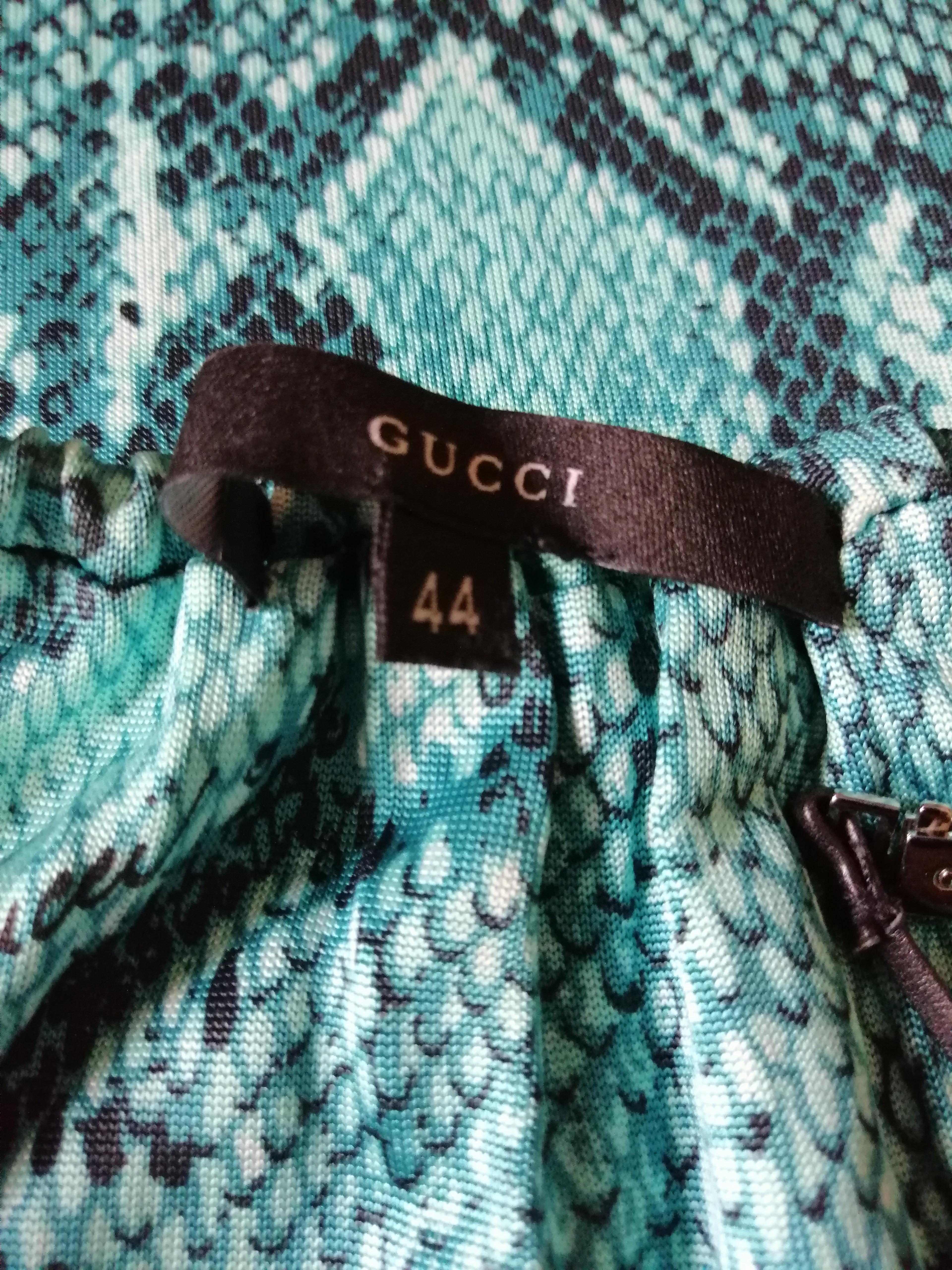 Tom Ford für Gucci Kleid mit Python-Druck F/S 2000 im Angebot 4