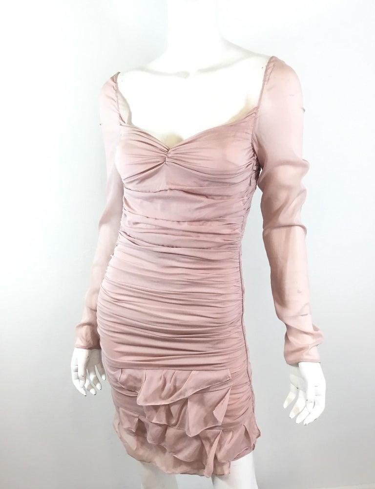 Tom Ford for Gucci Ruched Dress, 2003 Spring Runway 3