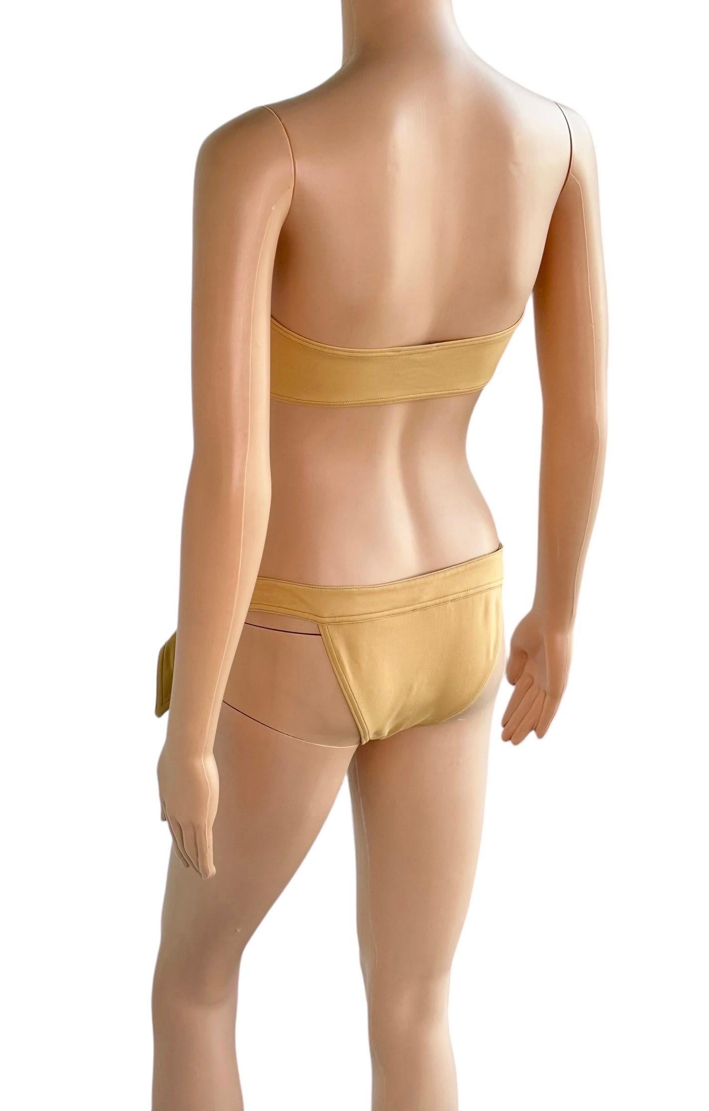 Tom Ford for Gucci S/S 1997 Unworn Bra & Bikini Two-Piece Set Swimwear Swimsuit 7