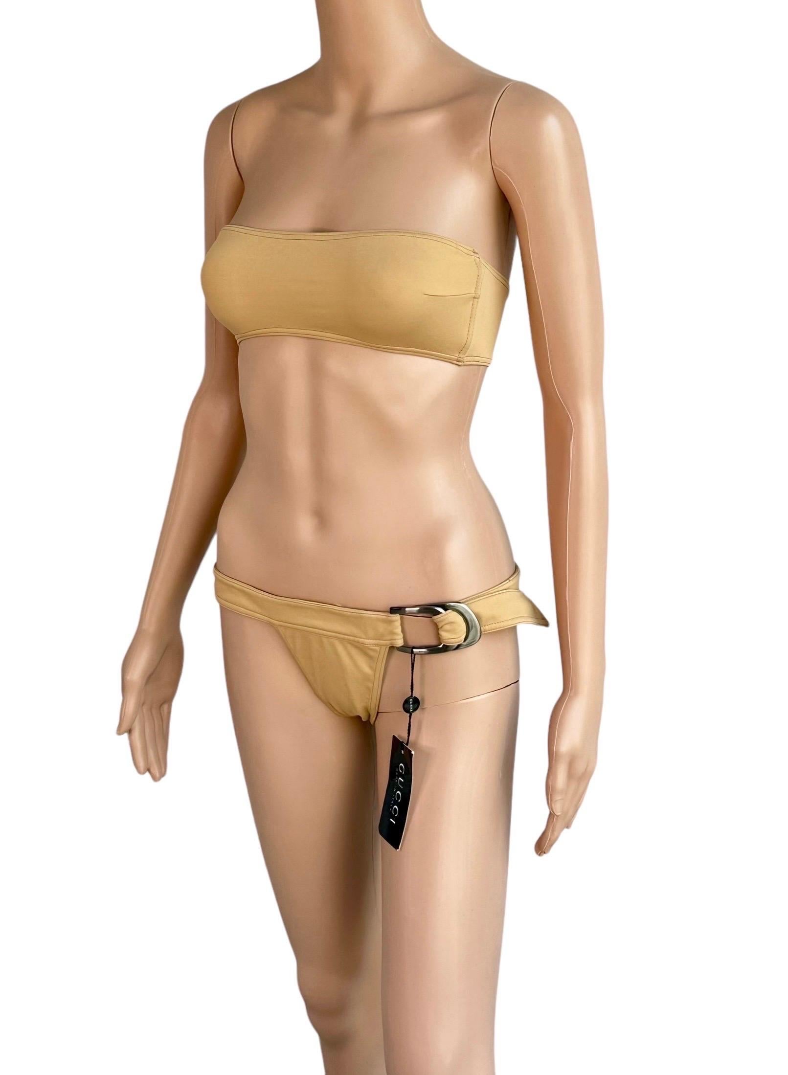 Tom Ford for Gucci S/S 1997 Unworn Bra & Bikini Two-Piece Set Swimwear Swimsuit 9