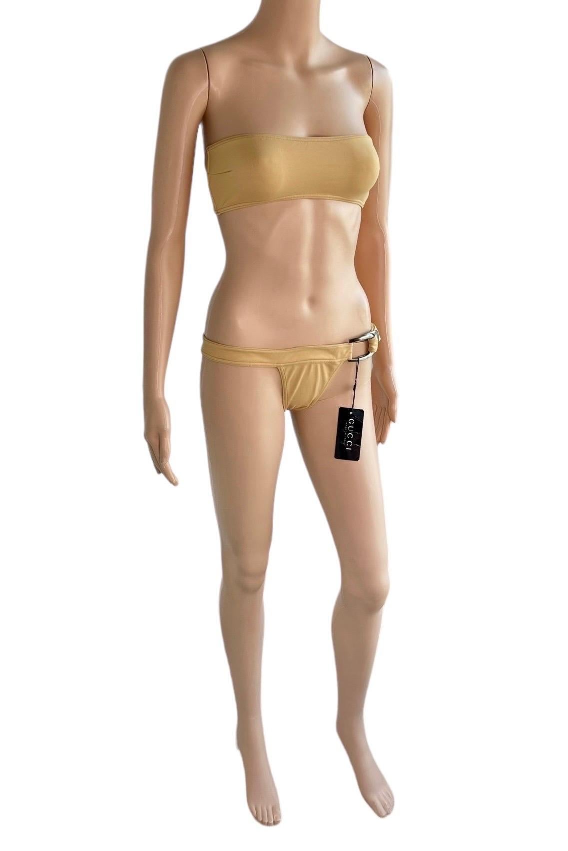 Tom Ford for Gucci S/S 1997 Unworn Bra & Bikini Two-Piece Set Swimwear Swimsuit 1