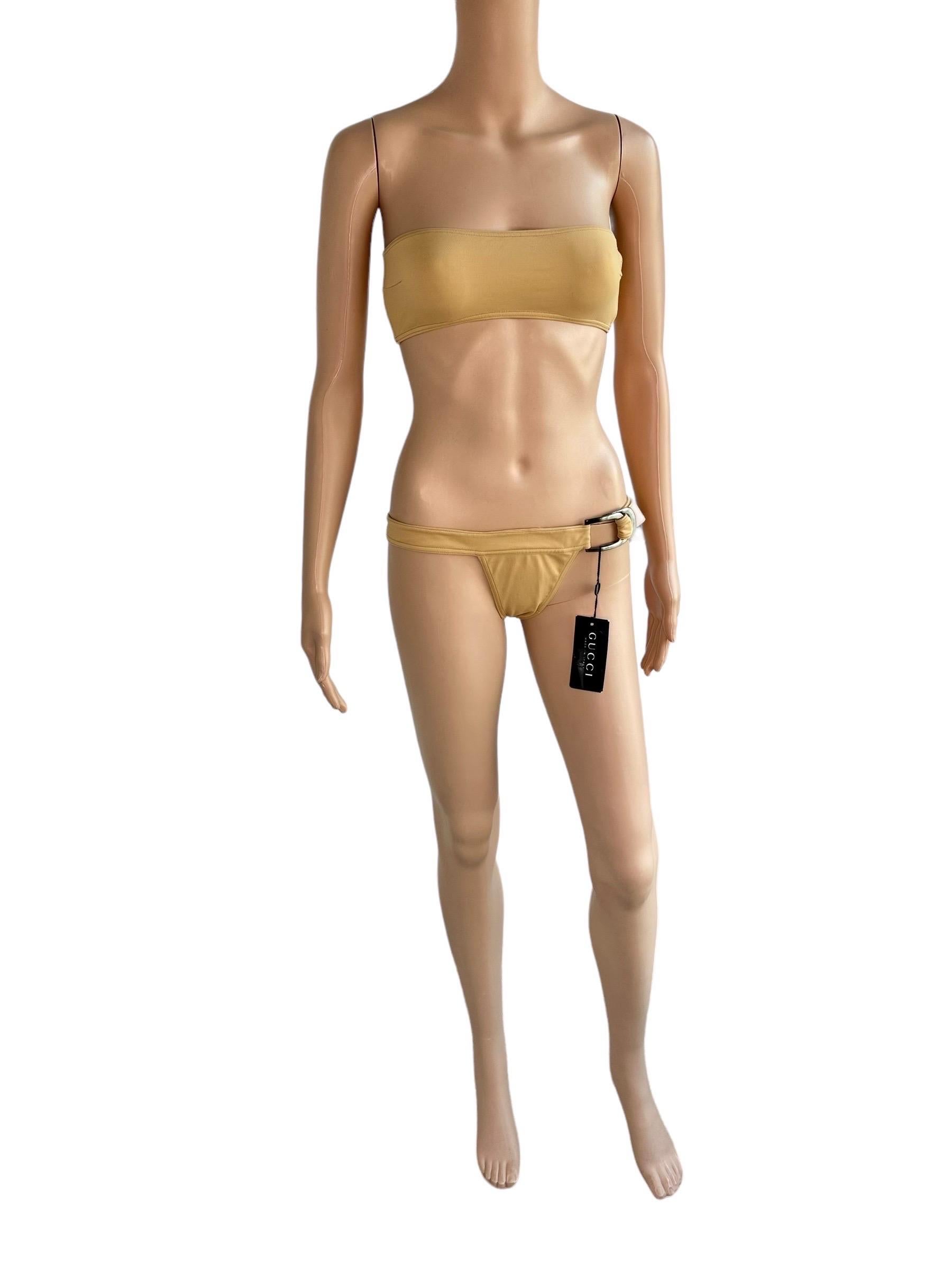 Tom Ford for Gucci S/S 1997 Unworn Bra & Bikini Two-Piece Set Swimwear Swimsuit 4