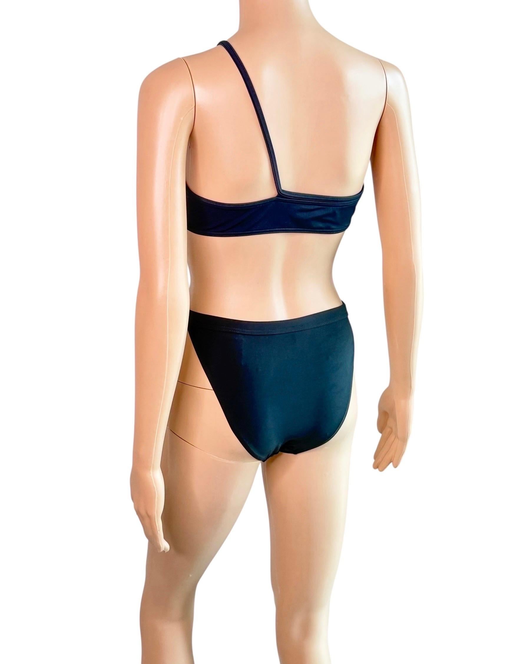 Tom Ford for Gucci S/S 1998 Zweiteiliges Set aus Bikini und BH mit Schnalle Bademode Badeanzug im Angebot 2
