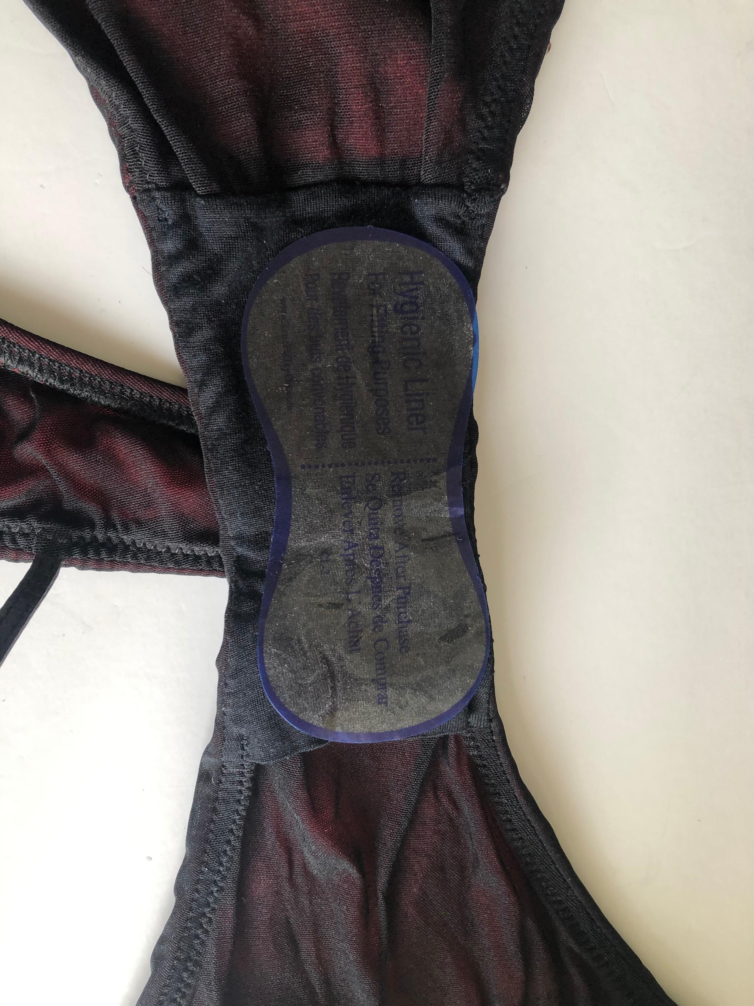 Tom Ford for Gucci S/S 1998 Crystal GG Logo Monogram Two-Piece Bikini Swimwear 4