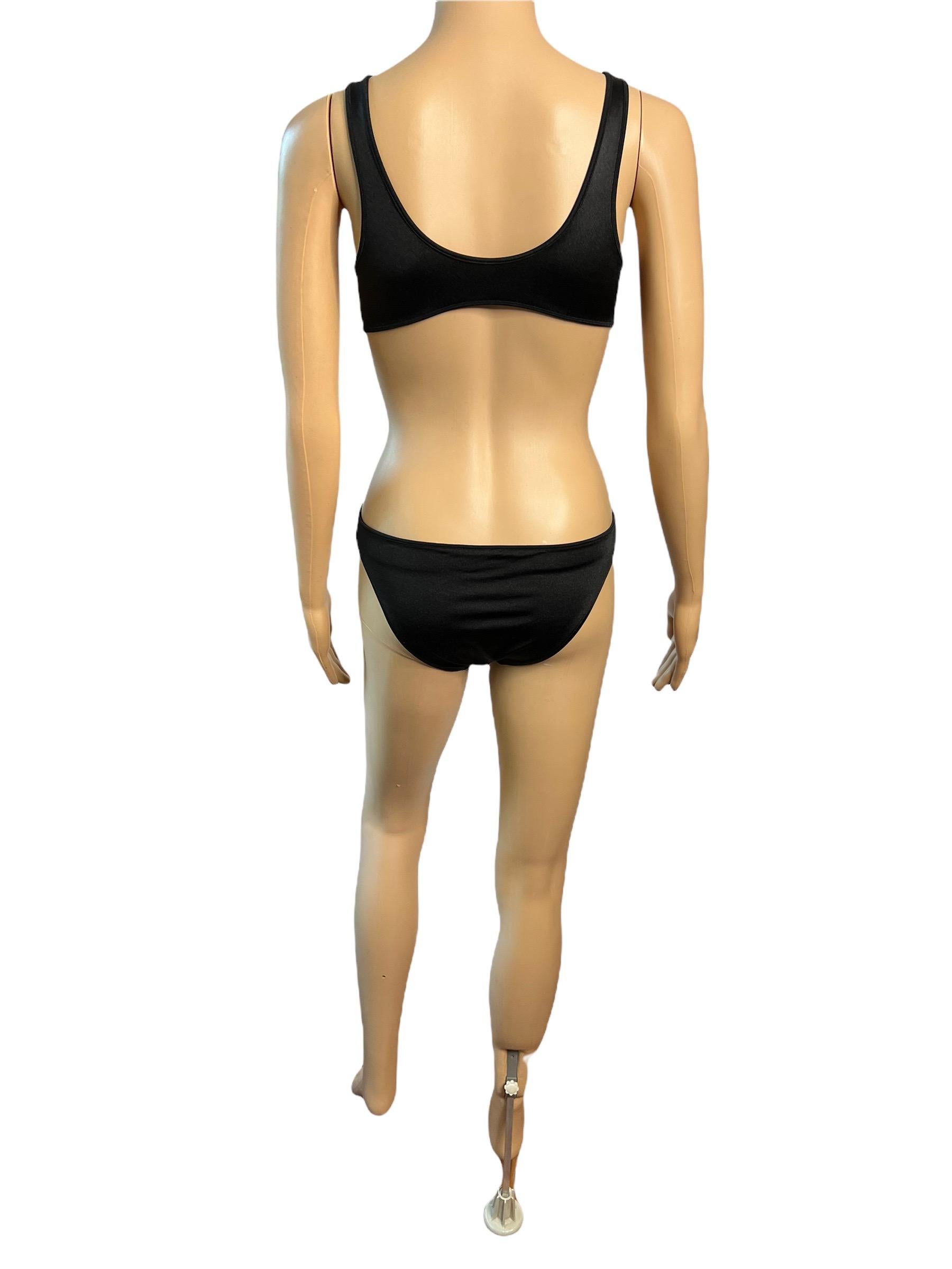 Tom Ford for Gucci S/S 1998 Cutout Buckles One Piece Bodysuit Swimsuit Swimwear In Good Condition In Naples, FL