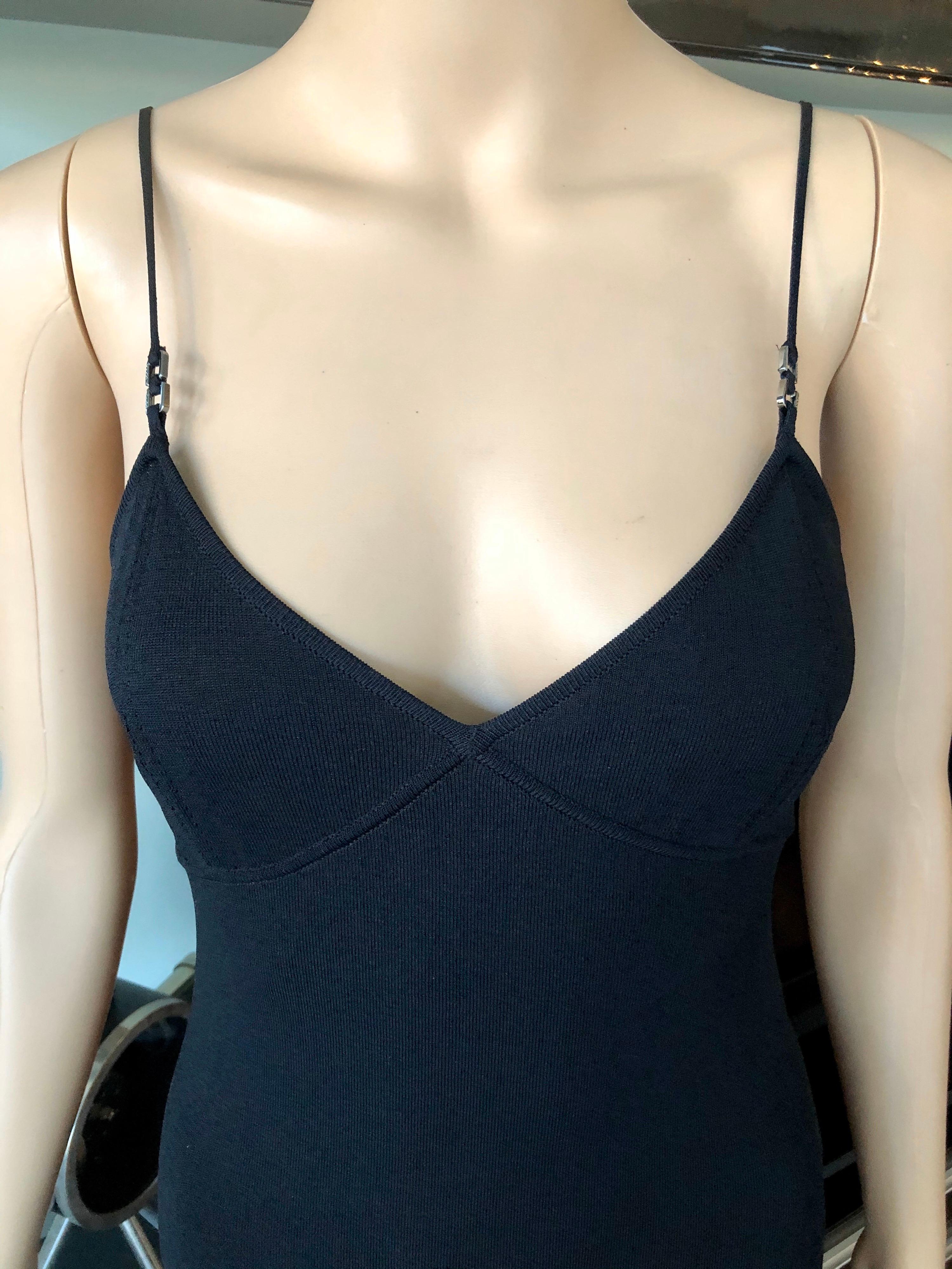 Schwarzes Strick-Bodycon-Kleid von Tom Ford für Gucci S/S 1999  im Zustand „Hervorragend“ im Angebot in Naples, FL