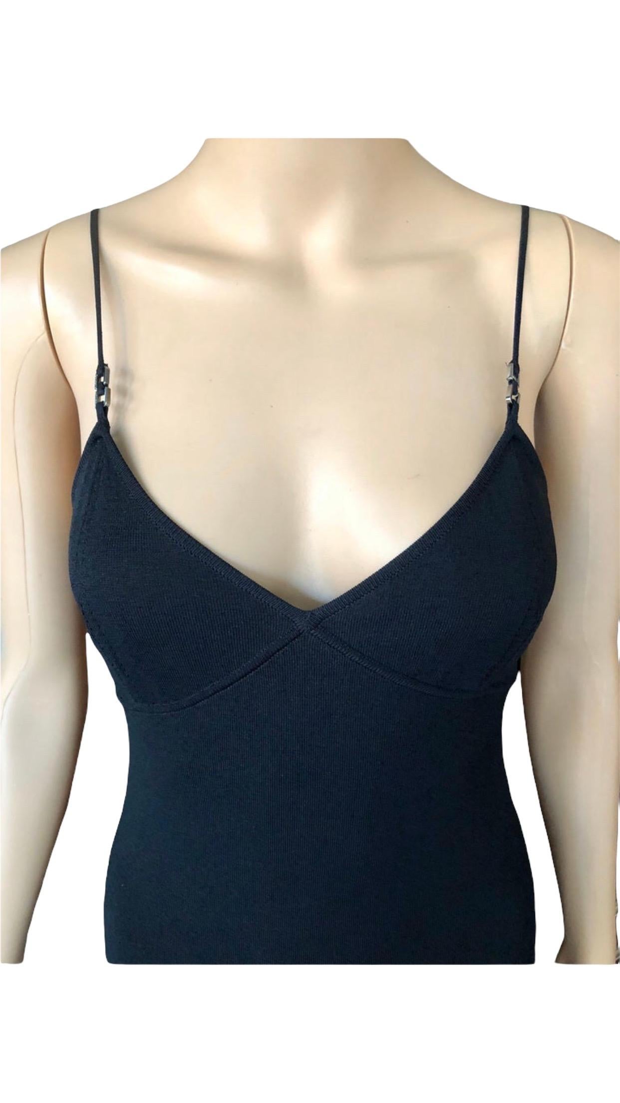Tom Ford für Gucci F/S 1999 Schwarzes gestricktes Bodycon-Kleid im Zustand „Hervorragend“ im Angebot in Naples, FL
