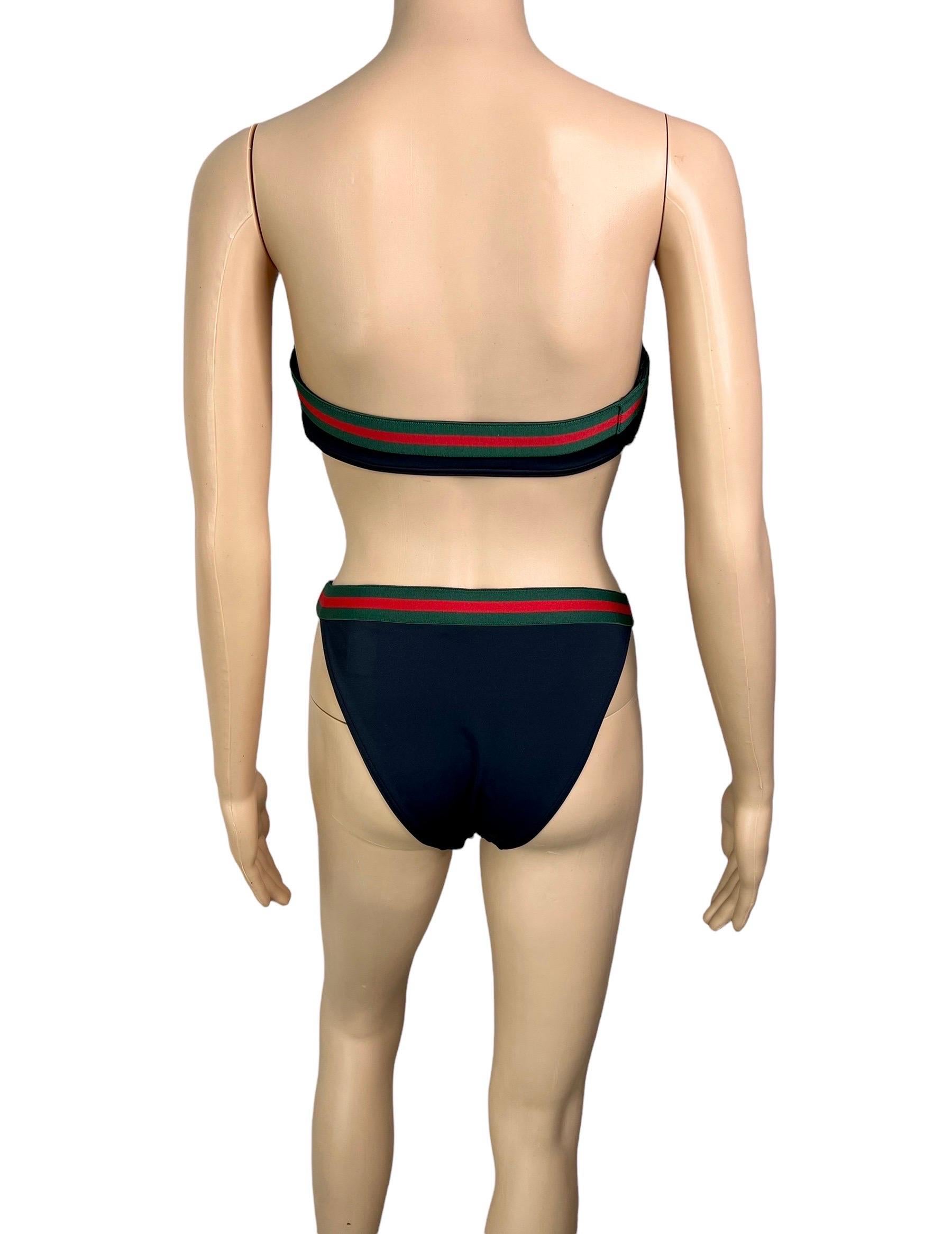 Tom Ford für Gucci S/S 1999 Trägerloser zweiteiliger Badeanzug mit BH und Bikini für Damen oder Herren im Angebot