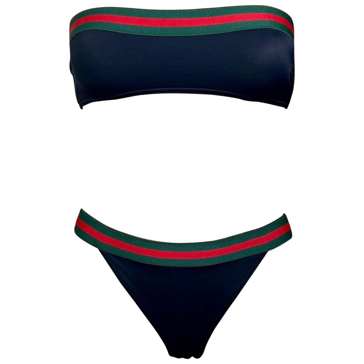 Tom Ford for Gucci P/E 1999 Reggiseno senza spalline e bikini due pezzi Costume da bagno