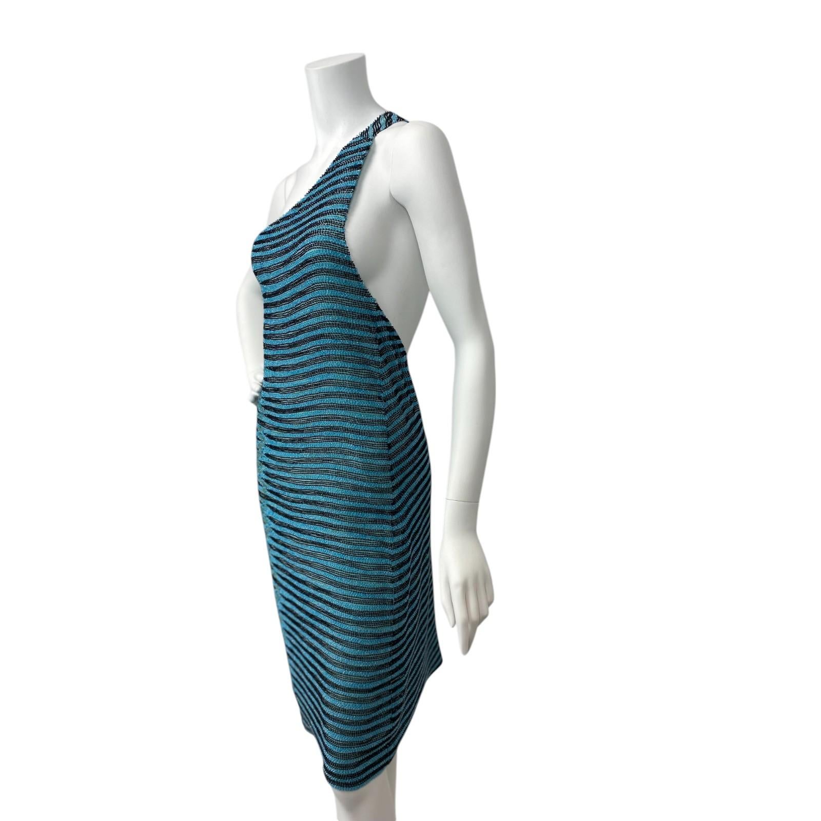 Tom Ford for Gucci S/S 2000  Beaded Mini Dress Sz: 42 For Sale 2