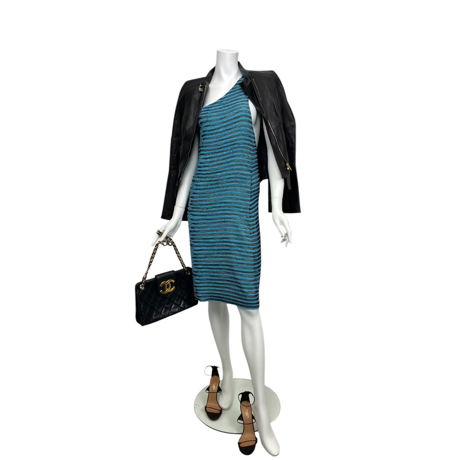 Tom Ford for Gucci S/S 2000  Beaded Mini Dress Sz: 42 For Sale 4