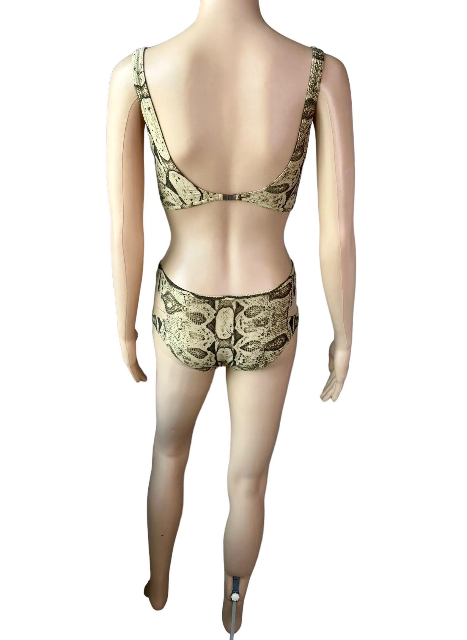 Tom Ford für Gucci F/S 2000 Laufsteg Cutout Einteiliger Bodysuit Badeanzug Bademode im Angebot 7