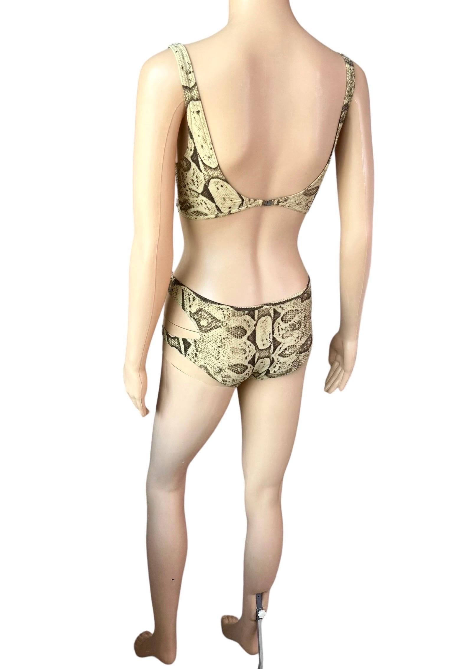 Tom Ford für Gucci F/S 2000 Laufsteg Cutout Einteiliger Bodysuit Badeanzug Bademode im Angebot 9