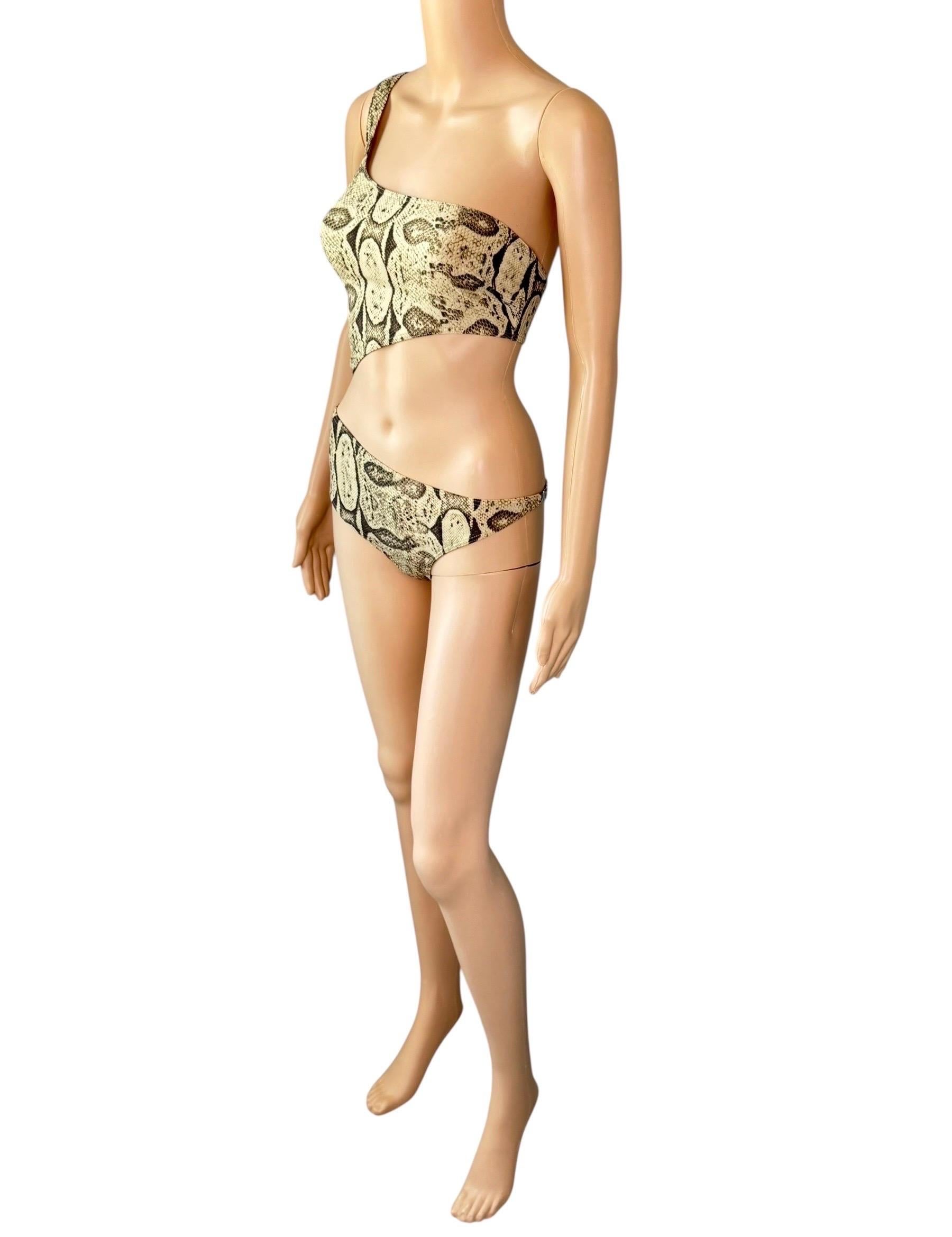 Tom Ford for Gucci S/S 2000 Runway Cutout One Piece Bodysuit Swimsuit Swimwear For Sale 9
