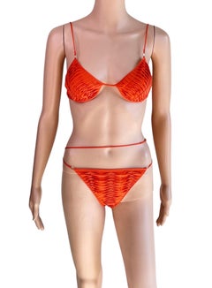 Tom Ford for Gucci S/S 2004 Unworn Bra & Bikini Two-Piece Set Swimwear Swimsuit