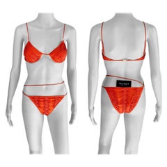 Tom Ford for Gucci S/S 2004 Unworn Bra & Bikini Two-Piece Set Swimwear Swimsuit