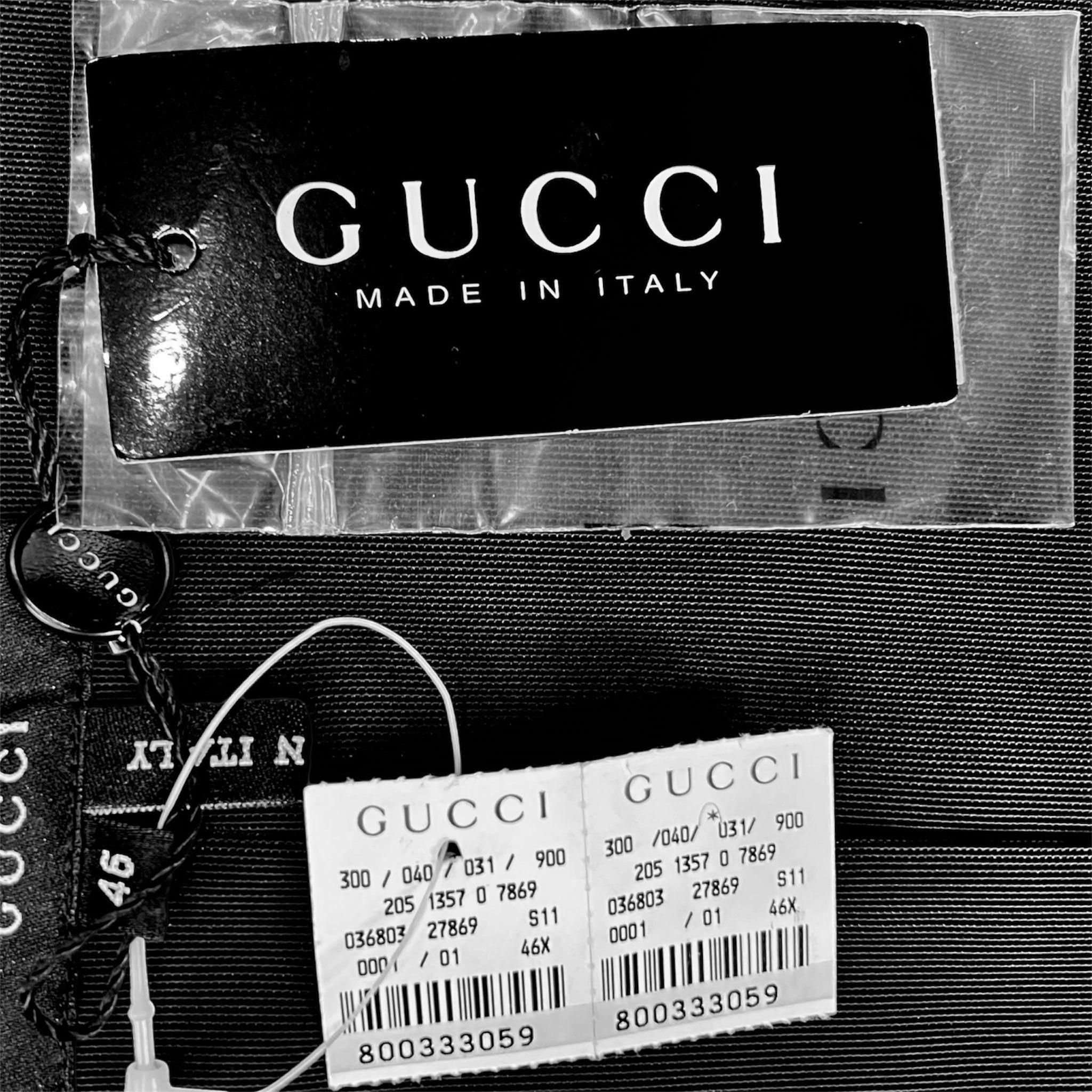 Tom Ford for Gucci S/S Schwarzer Midi-Bleistiftrock aus Nylon, 2001 im Zustand „Neu“ im Angebot in Los Angeles, CA
