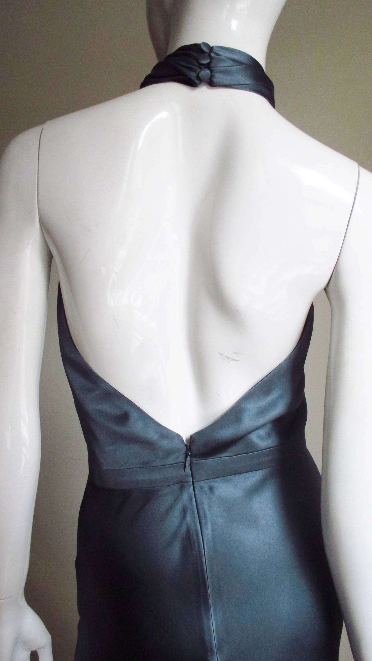 Tom Ford for Gucci Silk Halter Dress 2