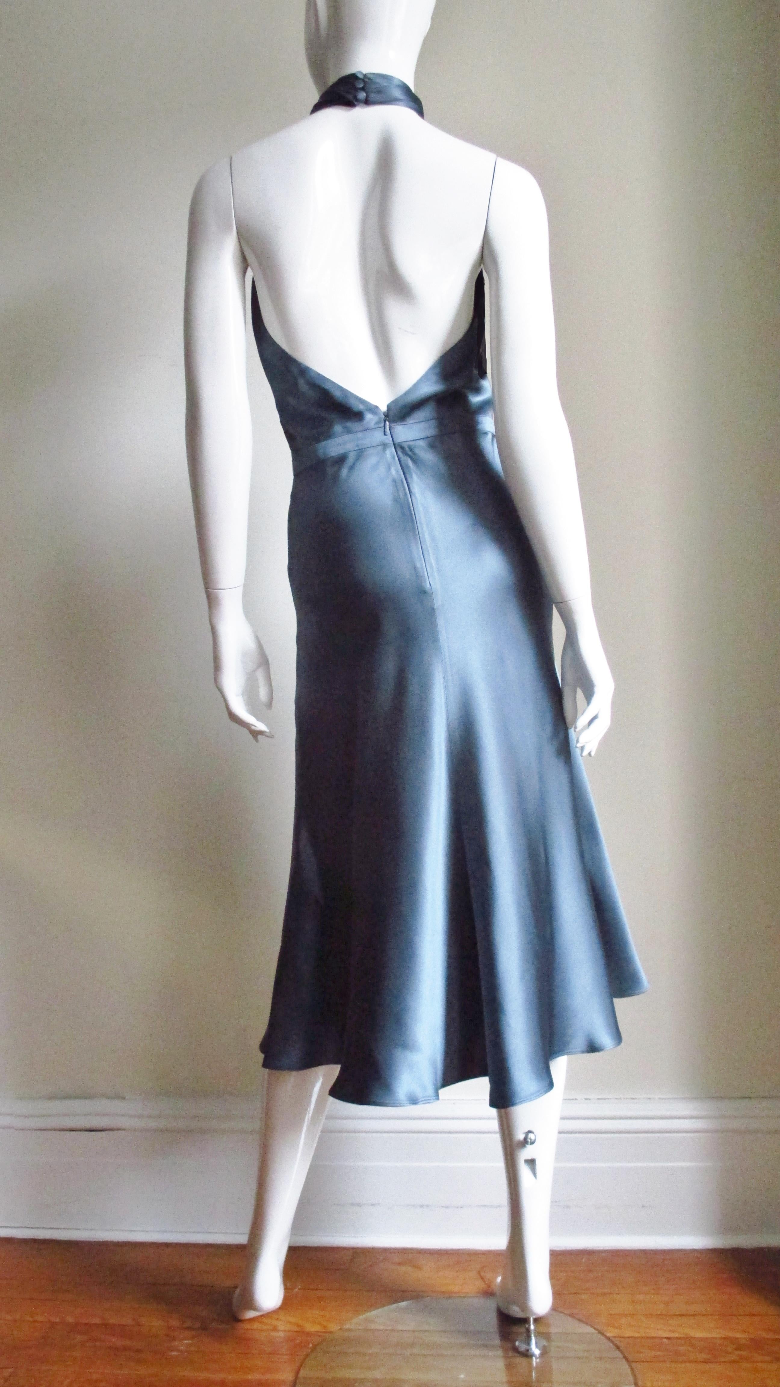 Tom Ford for Gucci Silk Halter Dress 4