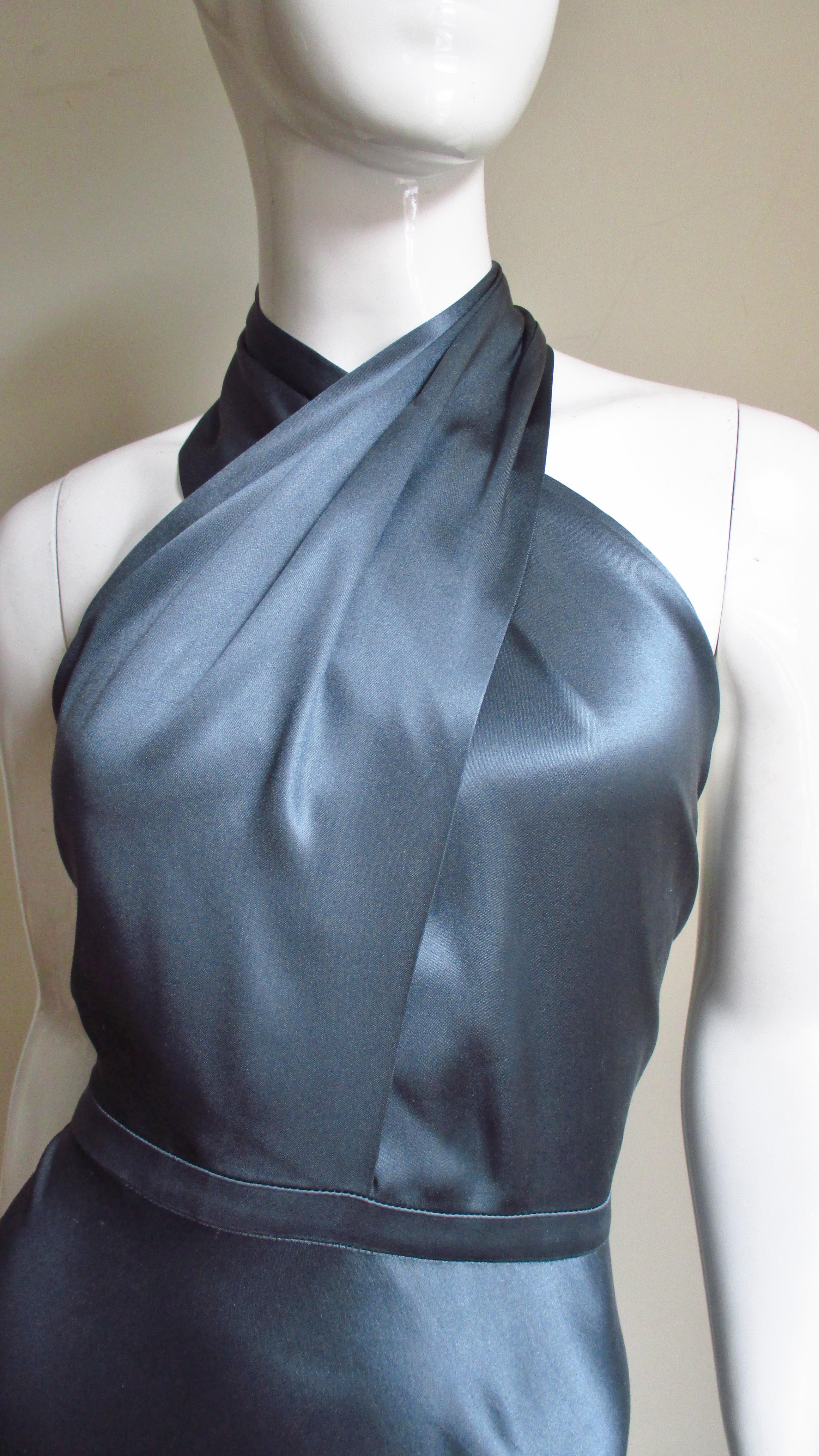 silk halter dresses