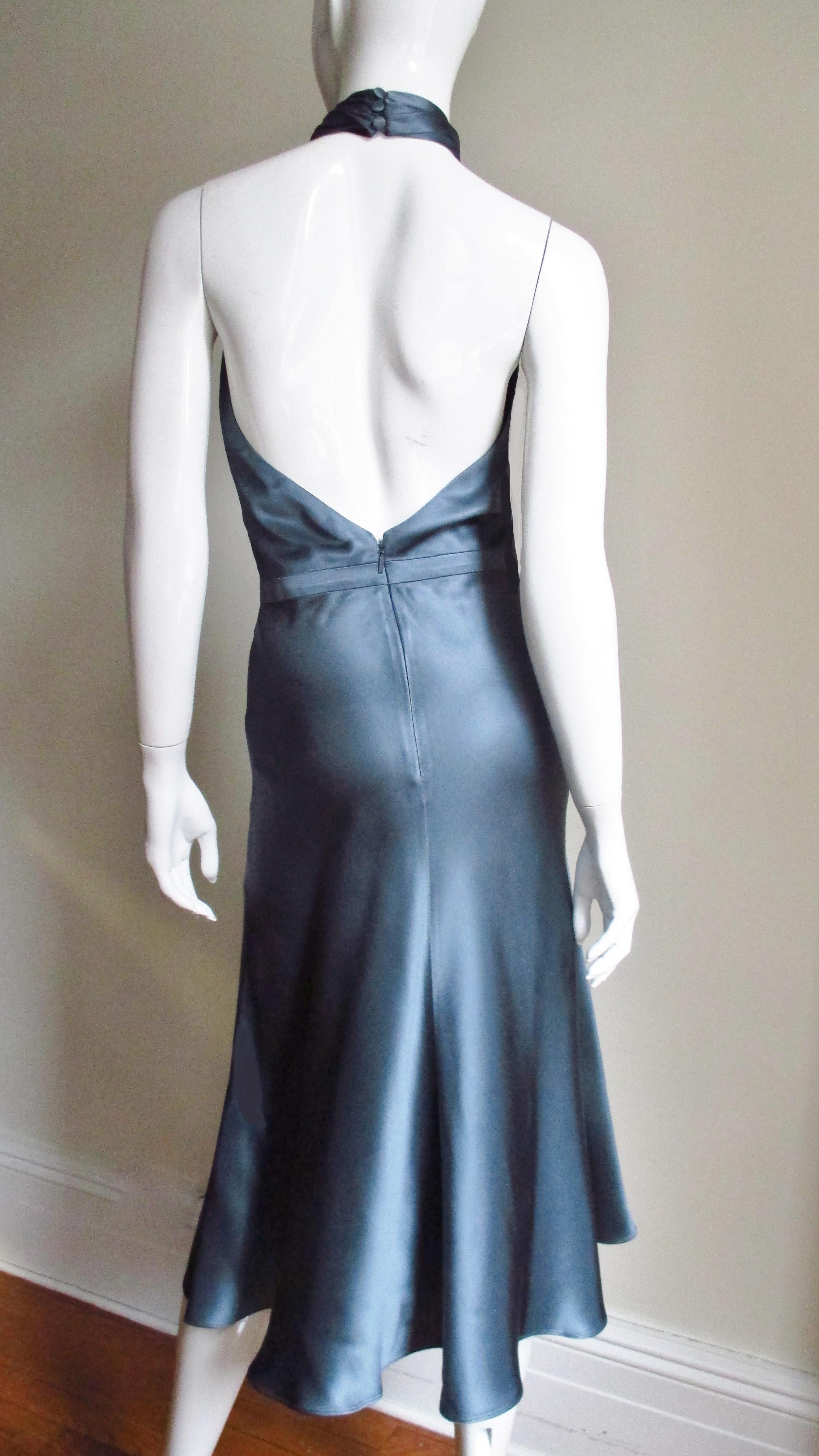 Tom Ford for Gucci Silk Halter Dress 1