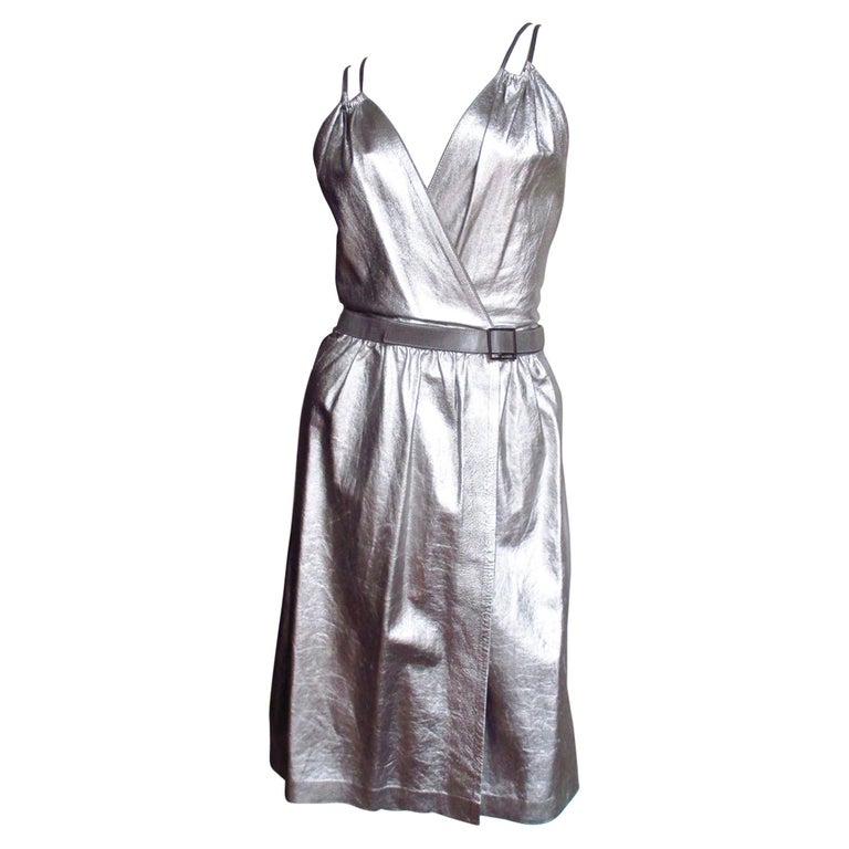 silver faux leather dress Faux Leather Metallic Textured Pants – Fern & Moon